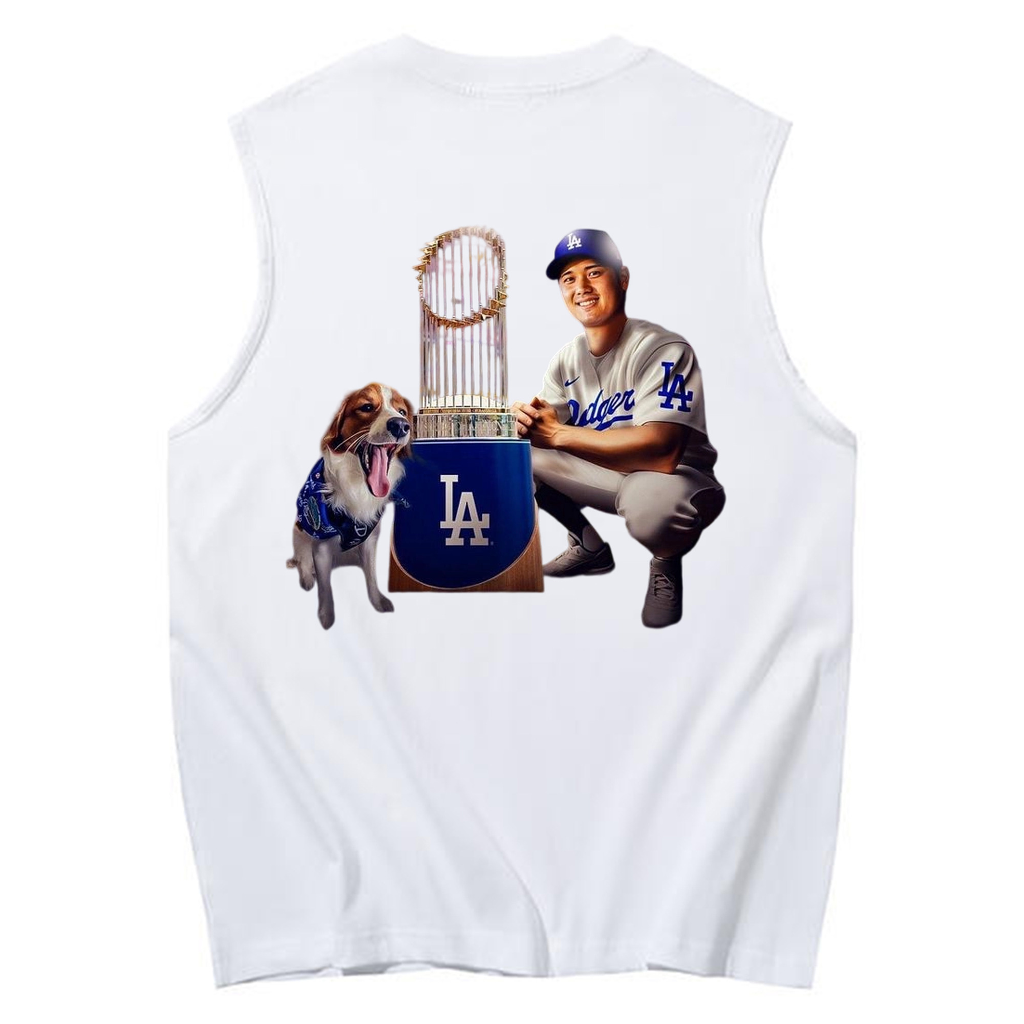  230g Pure Cotton Tank Top With Back Heat Transfer Print – Soft, Lightweight, Fitted Design – Stylish & Comfortable Casual Wear For Sports & Everyday Use