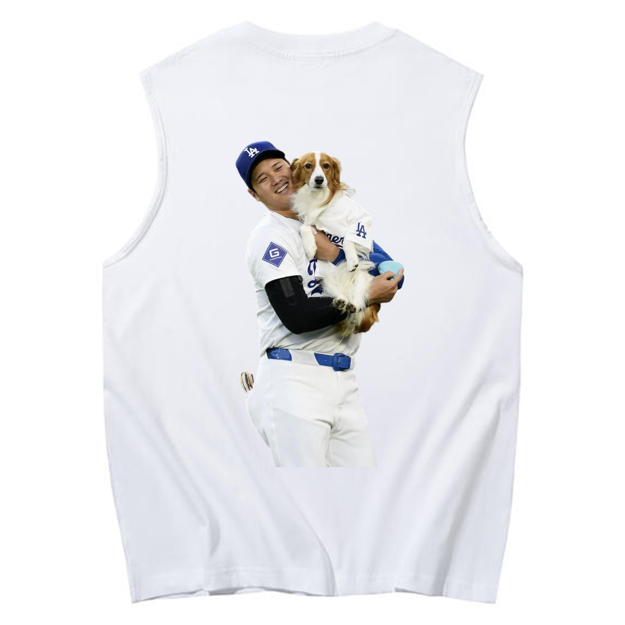  230g Pure Cotton Tank Top With Back Heat Transfer Print – Soft, Lightweight, Fitted Design – Stylish & Comfortable Casual Wear For Sports & Everyday Use