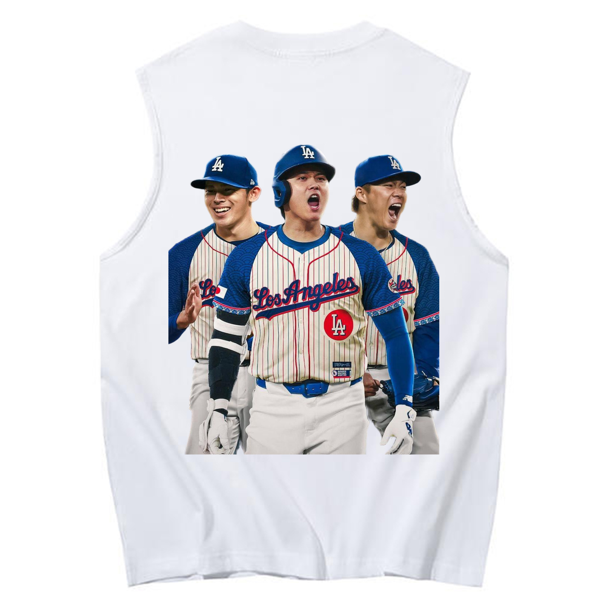  230g Pure Cotton Tank Top With Back Heat Transfer Print – Soft, Lightweight, Fitted Design – Stylish & Comfortable Casual Wear For Sports & Everyday Use