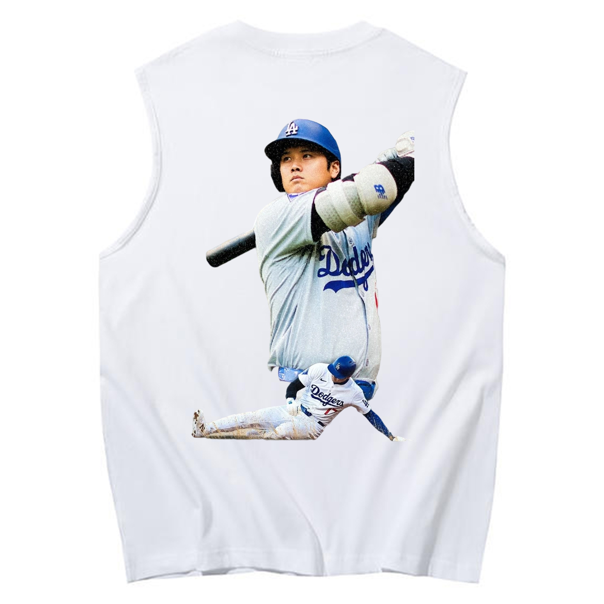  230g Pure Cotton Tank Top With Back Heat Transfer Print – Soft, Lightweight, Fitted Design – Stylish & Comfortable Casual Wear For Sports & Everyday Use