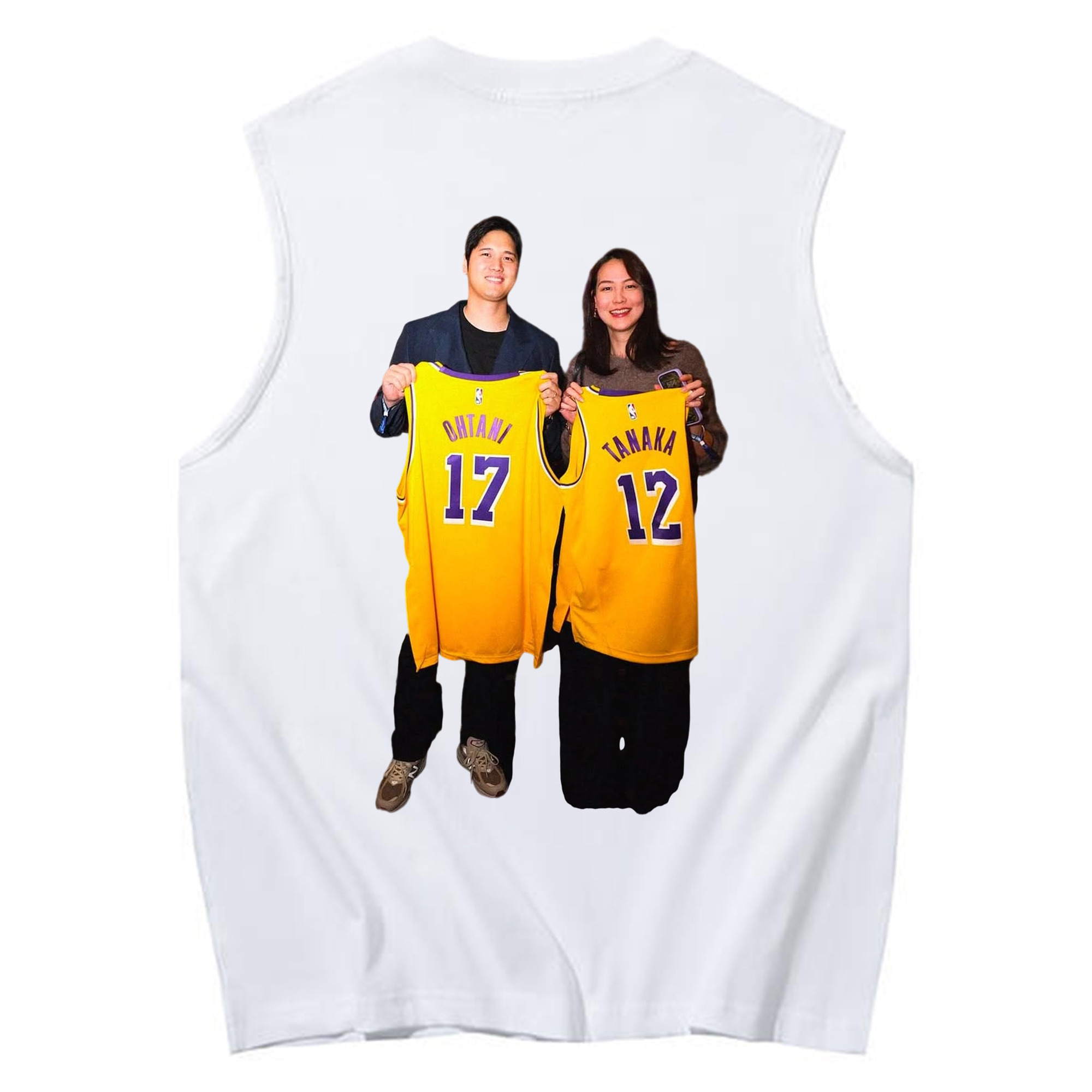  230g Pure Cotton Tank Top With Back Heat Transfer Print – Soft, Lightweight, Fitted Design – Stylish & Comfortable Casual Wear For Sports & Everyday Use