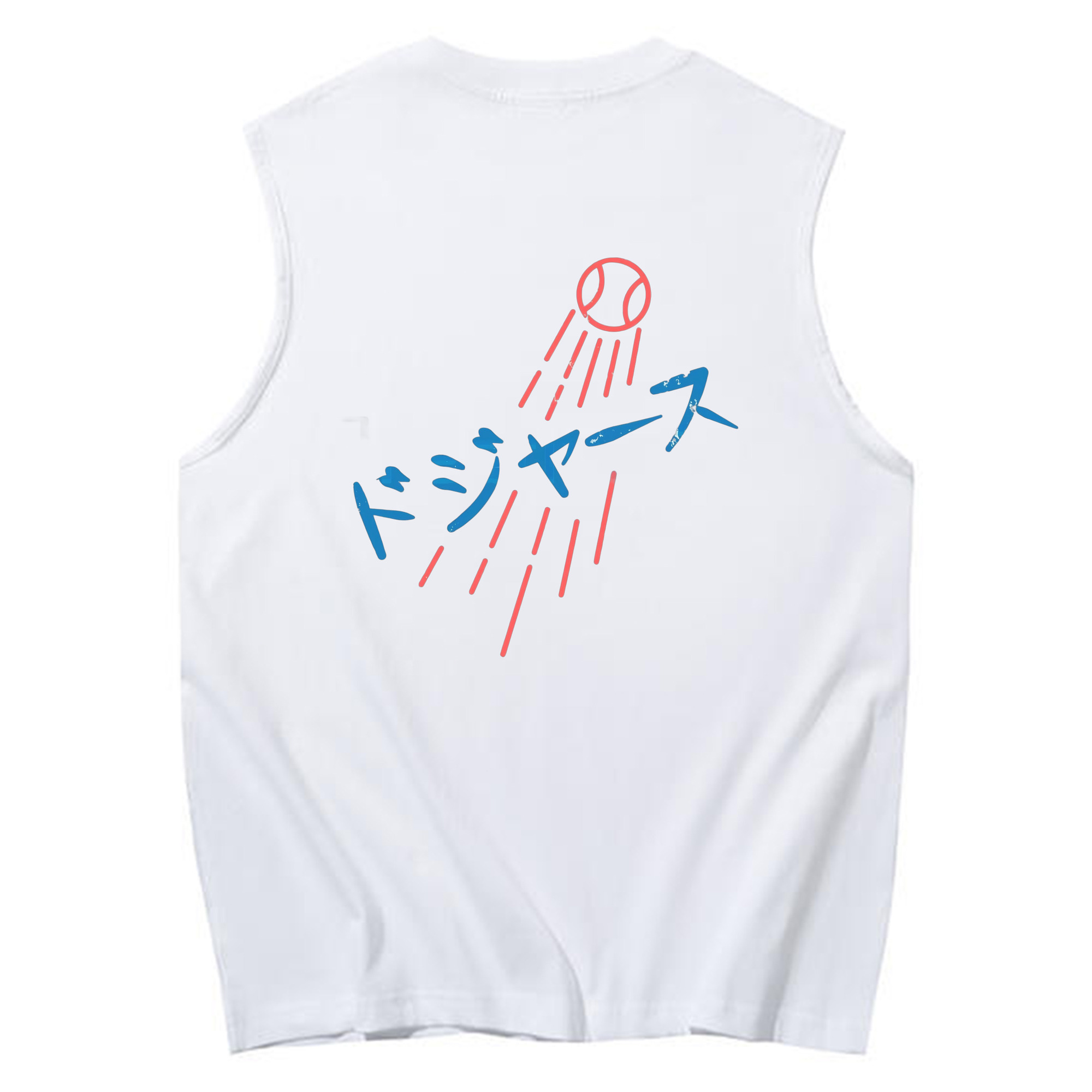  230g Pure Cotton Tank Top With Back Heat Transfer Print – Soft, Lightweight, Fitted Design – Stylish & Comfortable Casual Wear For Sports & Everyday Use