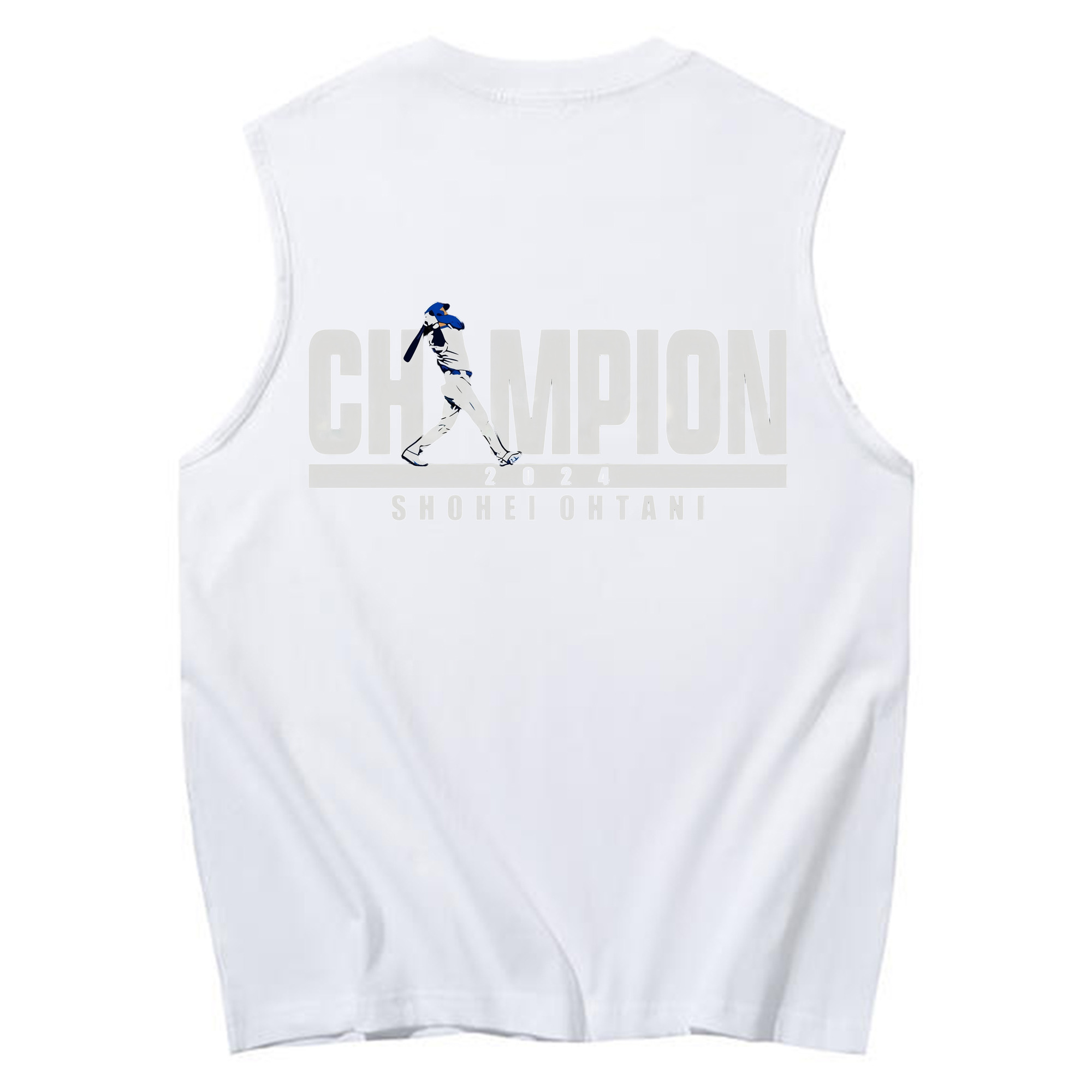  230g Pure Cotton Tank Top With Back Heat Transfer Print – Soft, Lightweight, Fitted Design – Stylish & Comfortable Casual Wear For Sports & Everyday Use