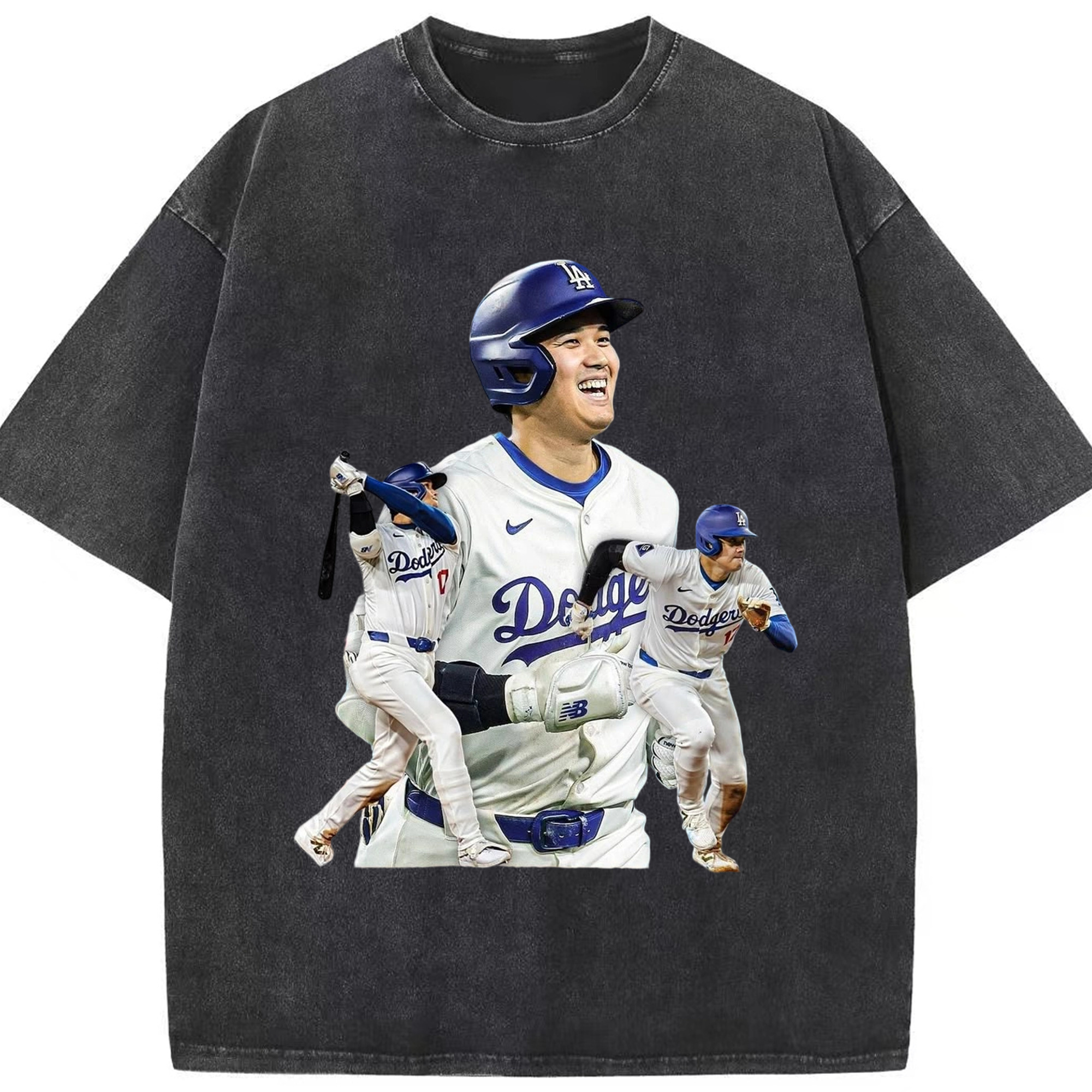  Washed Vintage Look 230g Cotton Oversized T-Shirt With Front Heat Transfer Print – Soft, Lightweight, Stylish Fit – Comfortable Casual Wear For Sports & Everyday Use