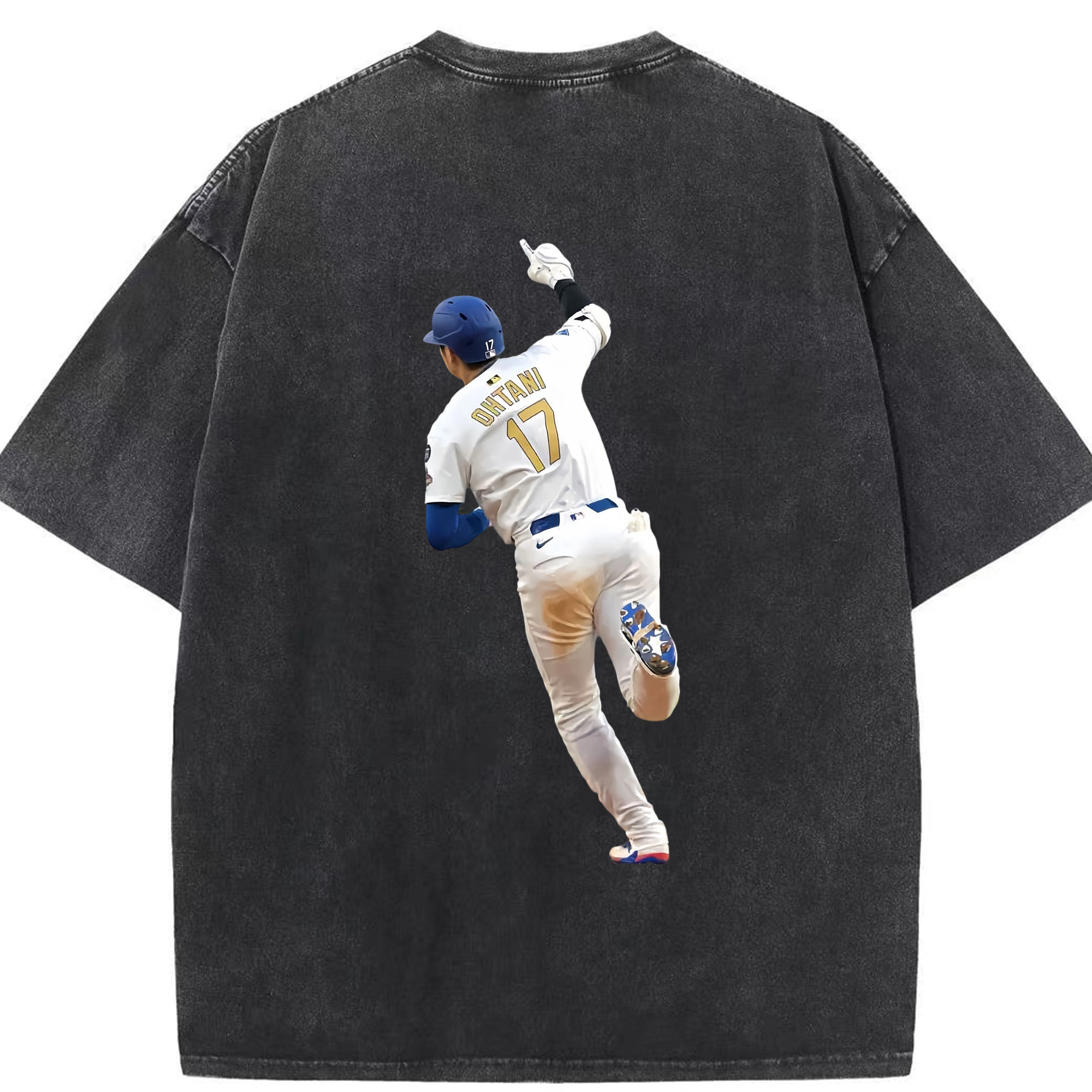  Washed Vintage 230g Cotton Oversized T-Shirt With Back Heat Transfer Print – Soft, Lightweight & Stylish – Comfortable Casual Wear For Sports & Everyday Use