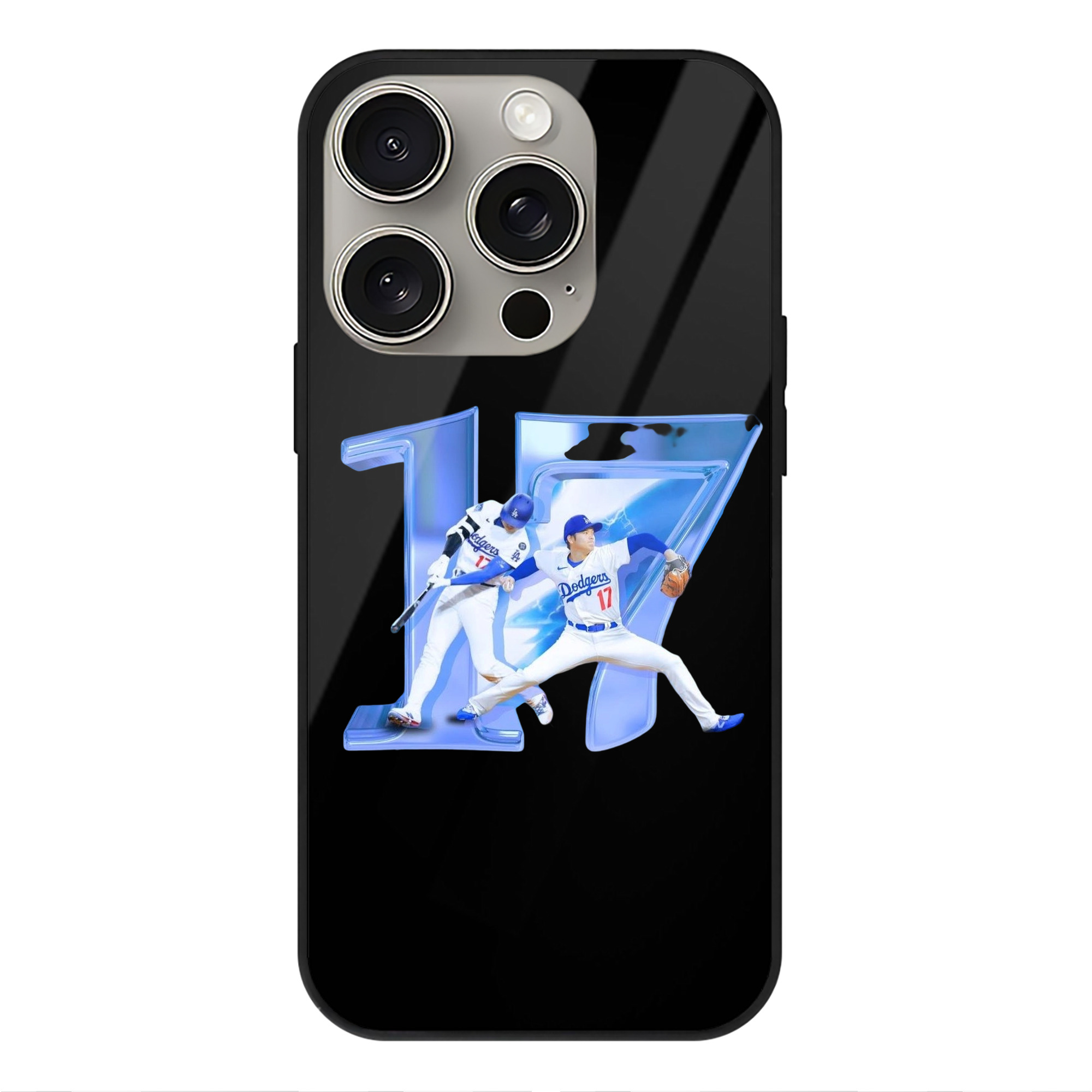  IPhone 15 Pro Mirror Phone Case – UV Printed Glass + TPU – Scratch-Resistant, Wireless Charging Compatible, Precise Fit & Stylish Design