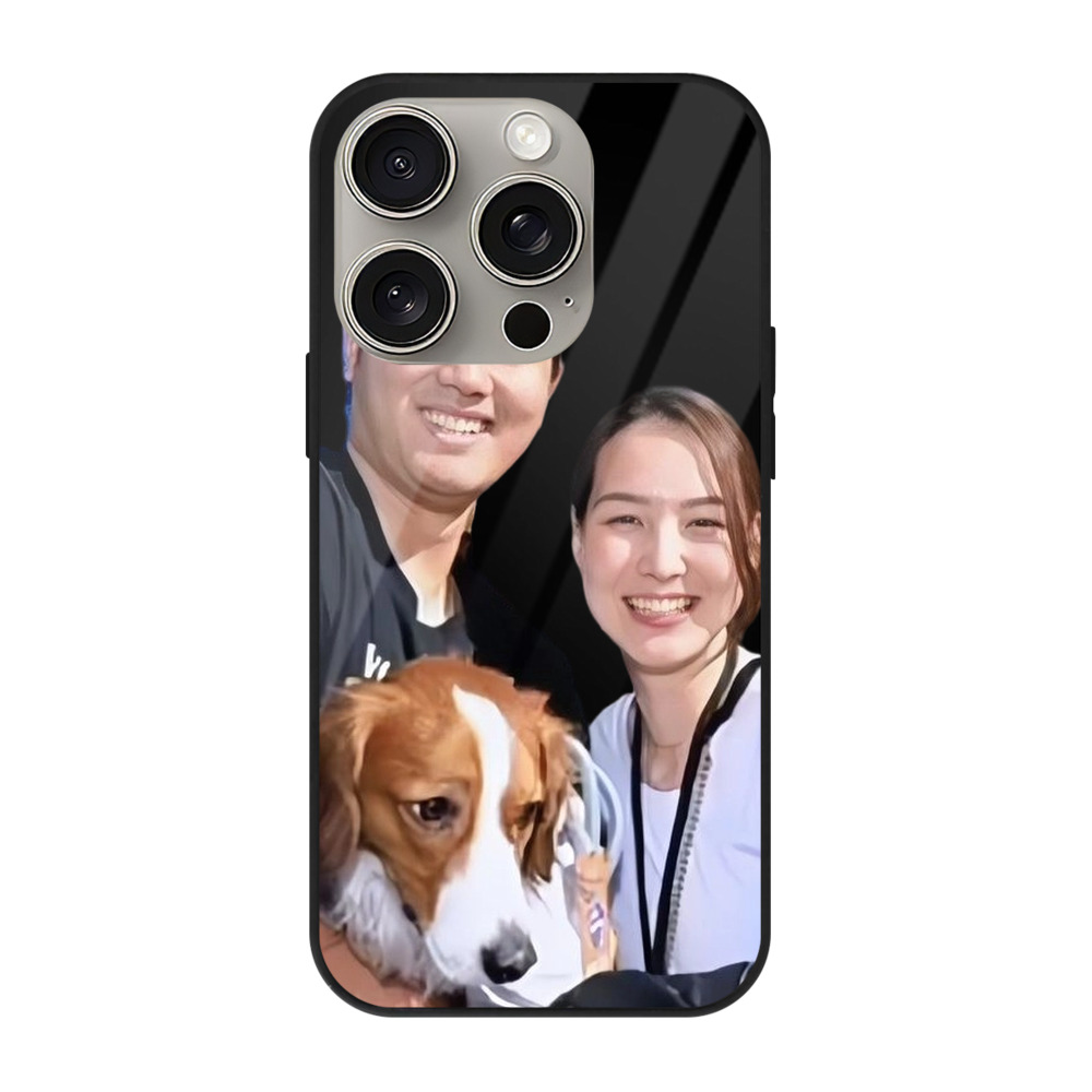  IPhone 15 Pro Mirror Phone Case – UV Printed Glass + TPU – Scratch-Resistant, Wireless Charging Compatible, Precise Fit & Stylish Design