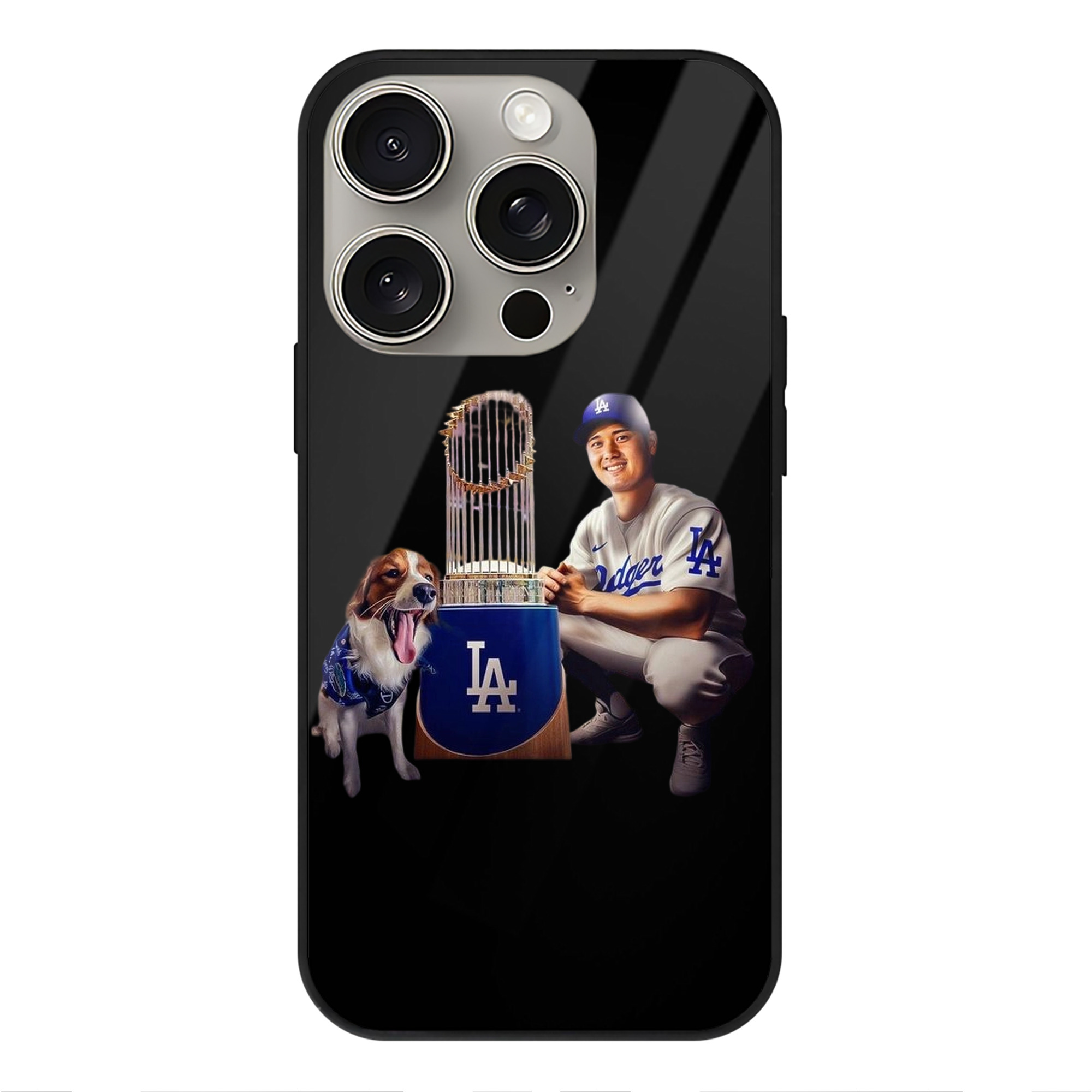  IPhone 15 Pro Mirror Phone Case – UV Printed Glass + TPU – Scratch-Resistant, Wireless Charging Compatible, Precise Fit & Stylish Design