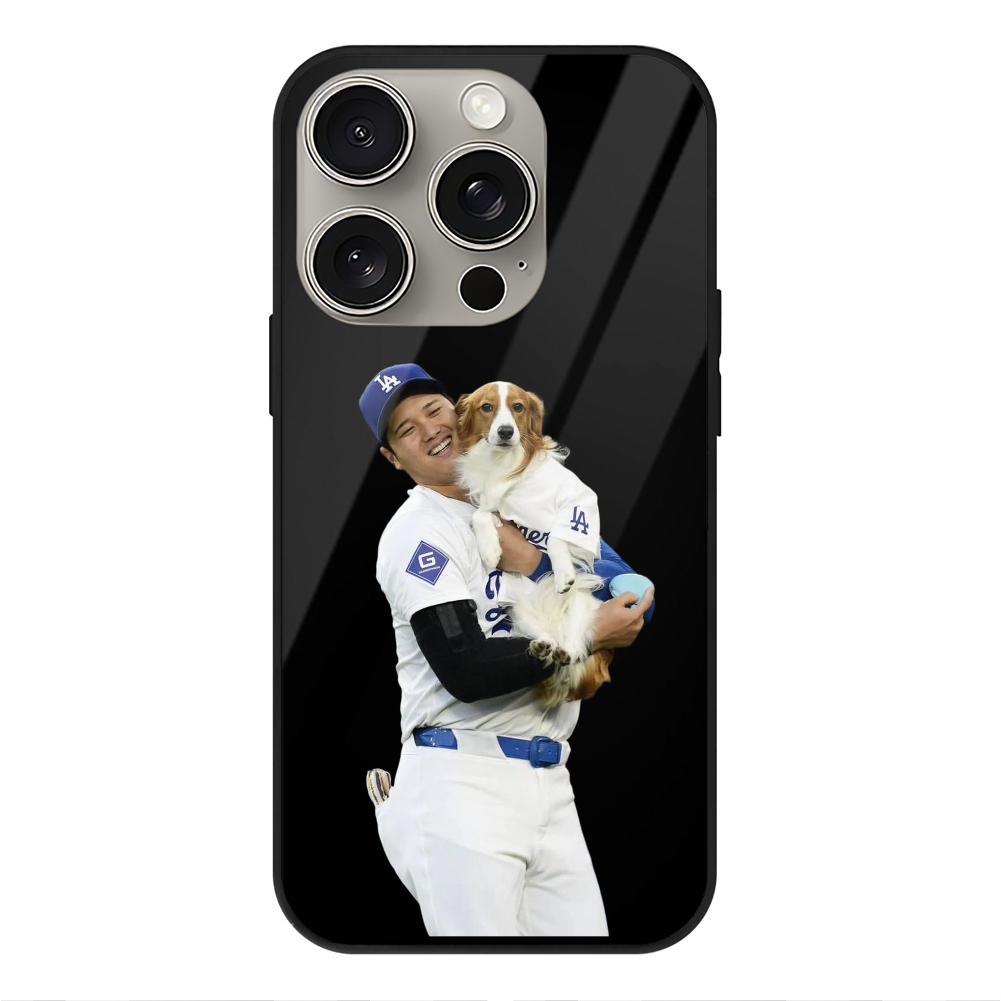  IPhone 15 Pro Mirror Phone Case – UV Printed Glass + TPU – Scratch-Resistant, Wireless Charging Compatible, Precise Fit & Stylish Design