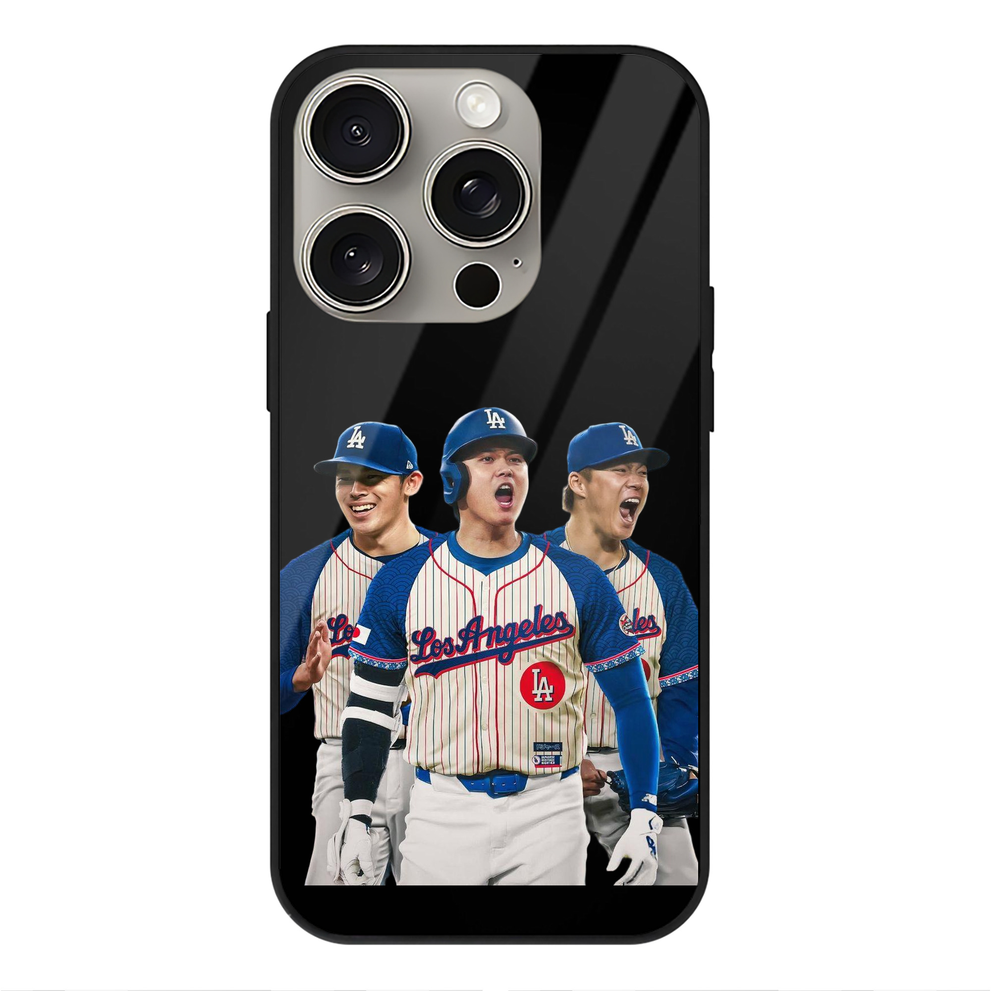  IPhone 15 Pro Mirror Phone Case – UV Printed Glass + TPU – Scratch-Resistant, Wireless Charging Compatible, Precise Fit & Stylish Design