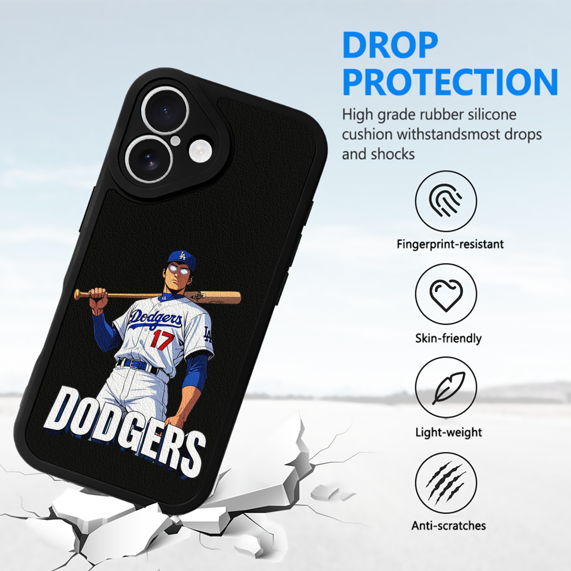  IPhone 16 Silicone Leather Case – UV Print, Lambskin Texture – Perfect Fit, Wireless Charging Compatible, Scratch Resistant, Precise Cutouts – Stylish Protection For IPhone 16