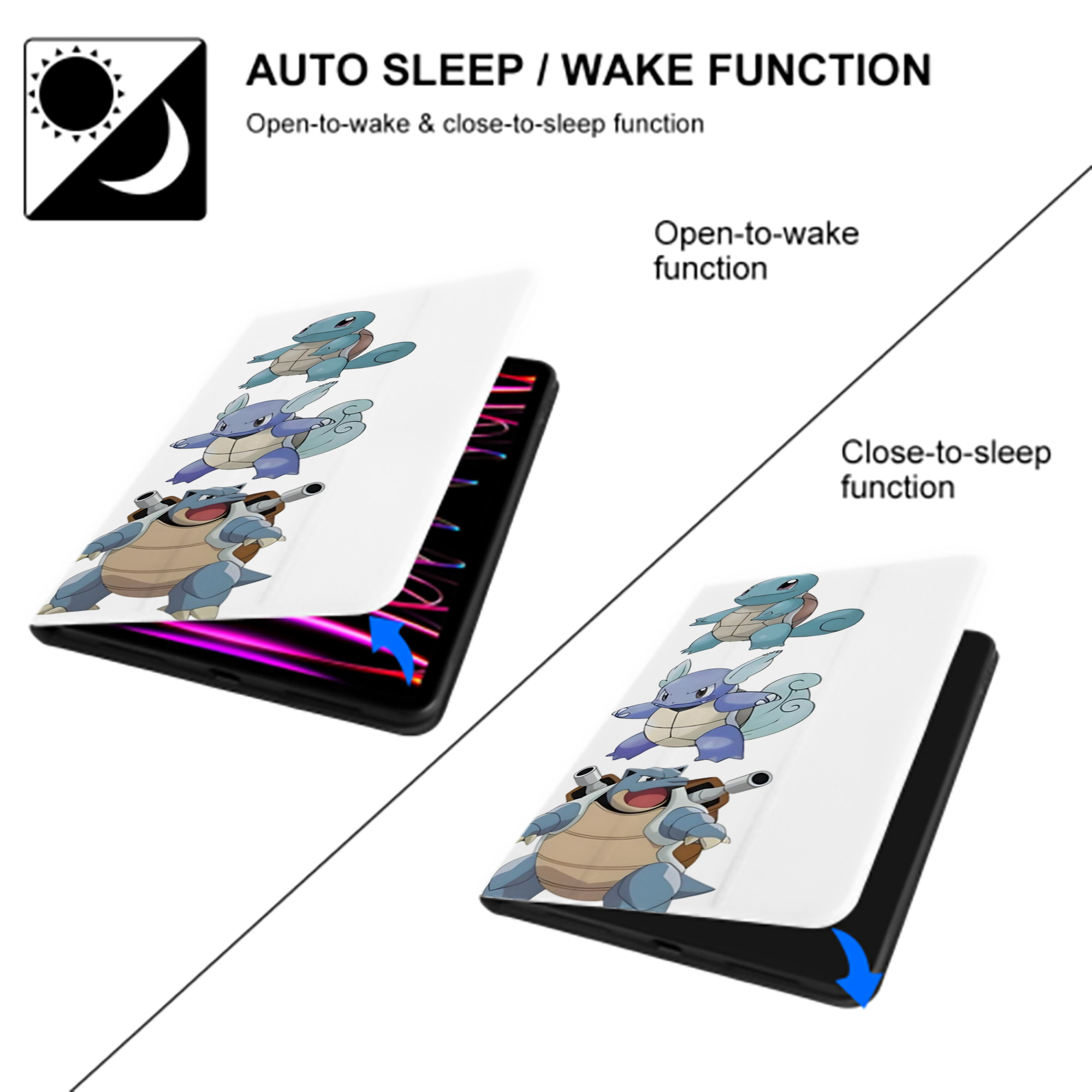  IPad Book-Style Case With Pencil Slot – Slim PU & TPU Cover – Full Protection, Precise Fit, Water & Scratch Resistant