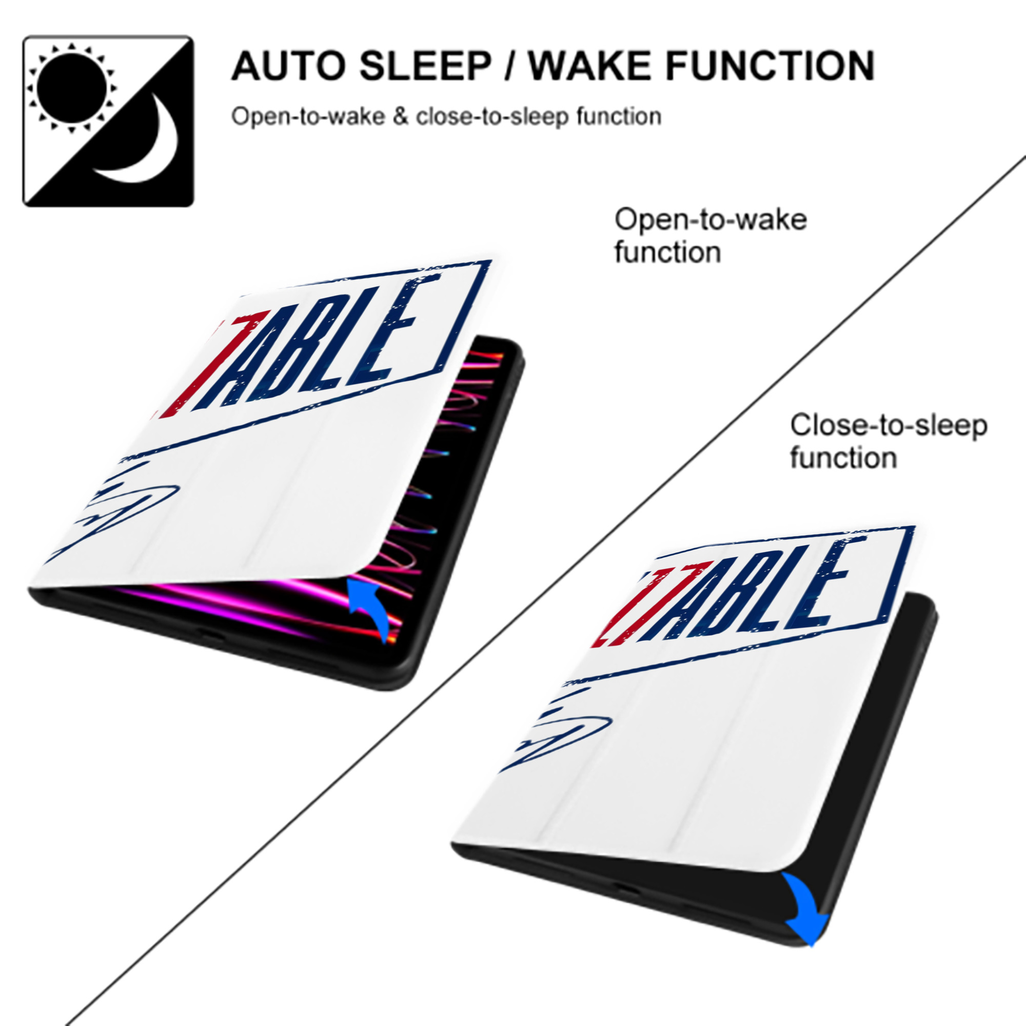  IPad Book-Style Case With Pencil Slot – Slim PU & TPU Cover – Full Protection, Precise Fit, Water & Scratch Resistant