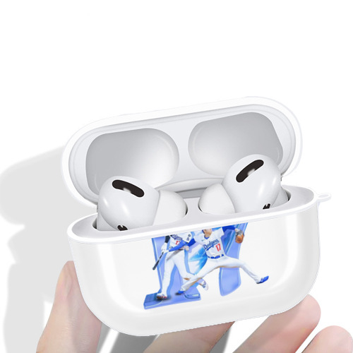  AirPods Pro Hard Case White With Keychain, Durable Flexible PC, Precise Cutouts, Anti-Fingerprint, Yellowing & Scratch Resistant, Full Protection, Washable