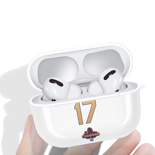  AirPods Pro Hard Case White With Keychain, Durable Flexible PC, Precise Cutouts, Anti-Fingerprint, Yellowing & Scratch Resistant, Full Protection, Washable