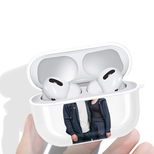  AirPods Pro Hard Case White With Keychain, Durable Flexible PC, Precise Cutouts, Anti-Fingerprint, Yellowing & Scratch Resistant, Full Protection, Washable