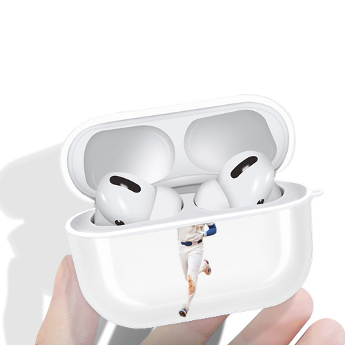  AirPods Pro Hard Case White With Keychain, Durable Flexible PC, Precise Cutouts, Anti-Fingerprint, Yellowing & Scratch Resistant, Full Protection, Washable