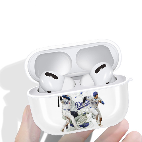  AirPods Pro Hard Case White With Keychain, Durable Flexible PC, Precise Cutouts, Anti-Fingerprint, Yellowing & Scratch Resistant, Full Protection, Washable