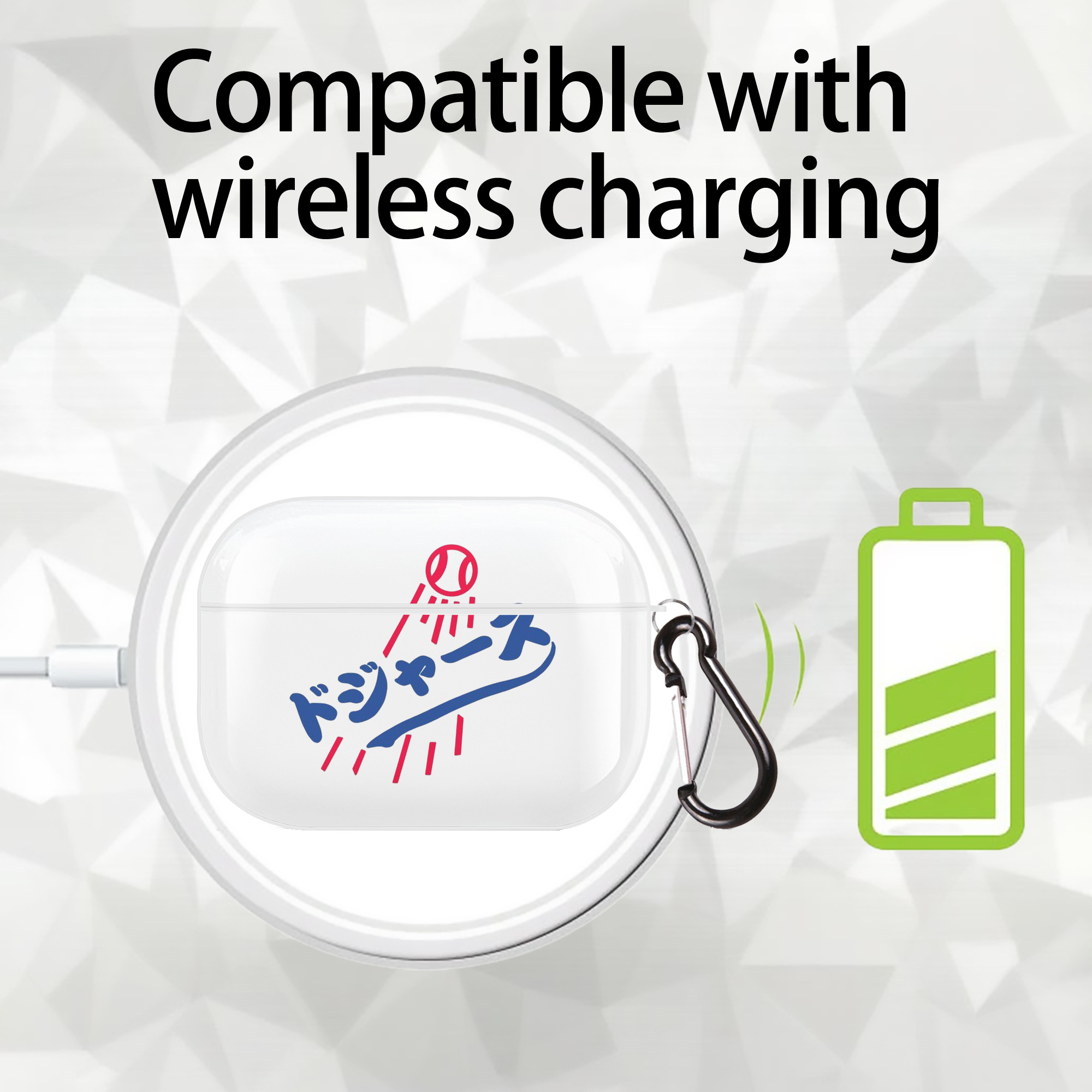  AirPods Pro Hard Case White With Keychain, Durable Flexible PC, Precise Cutouts, Anti-Fingerprint, Yellowing & Scratch Resistant, Full Protection, Washable