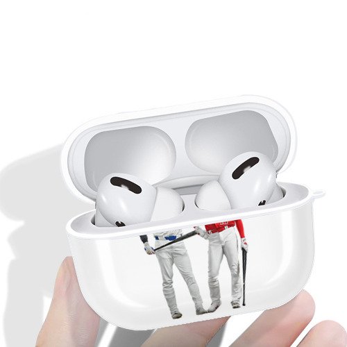  AirPods Pro Hard Case White With Keychain, Durable Flexible PC, Precise Cutouts, Anti-Fingerprint, Yellowing & Scratch Resistant, Full Protection, Washable