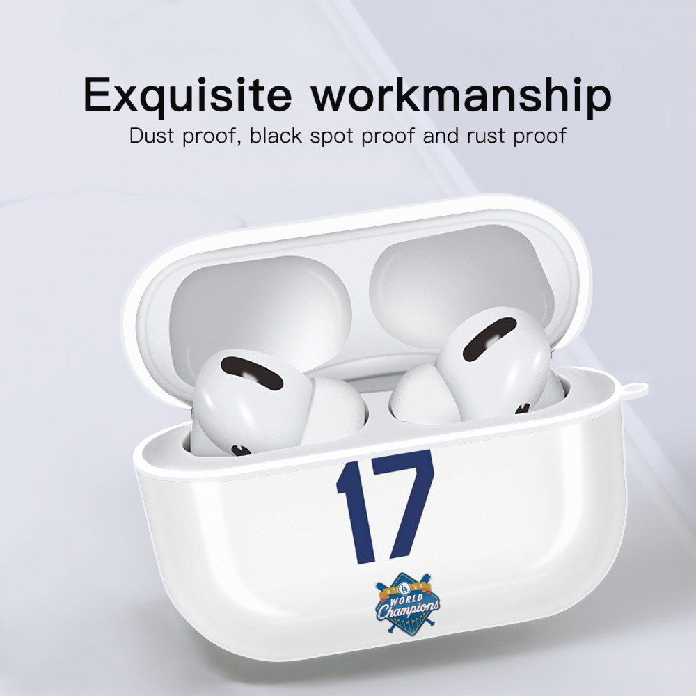  AirPods Pro Hard Case White With Keychain, Durable Flexible PC, Precise Cutouts, Anti-Fingerprint, Yellowing & Scratch Resistant, Full Protection, Washable