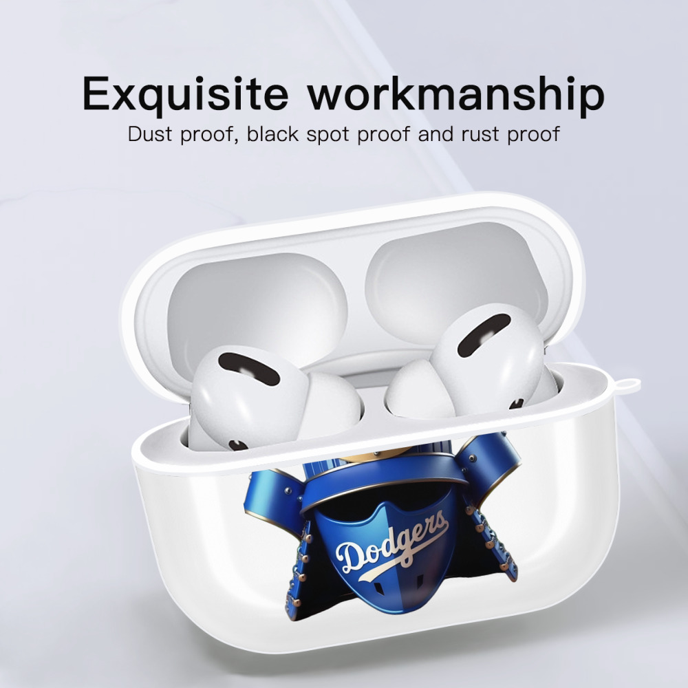  AirPods Pro Hard Case White With Keychain, Durable Flexible PC, Precise Cutouts, Anti-Fingerprint, Yellowing & Scratch Resistant, Full Protection, Washable