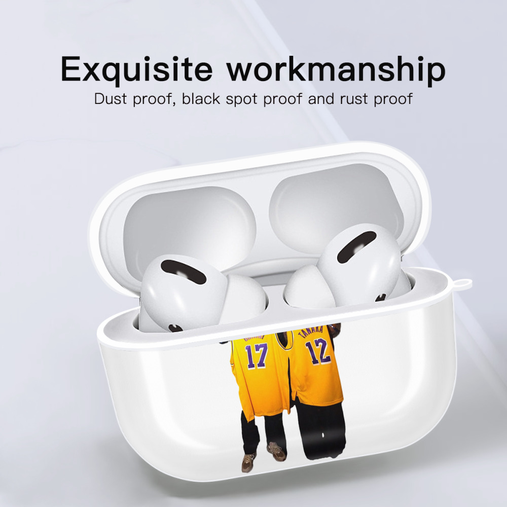  AirPods Pro Hard Case White With Keychain, Durable Flexible PC, Precise Cutouts, Anti-Fingerprint, Yellowing & Scratch Resistant, Full Protection, Washable