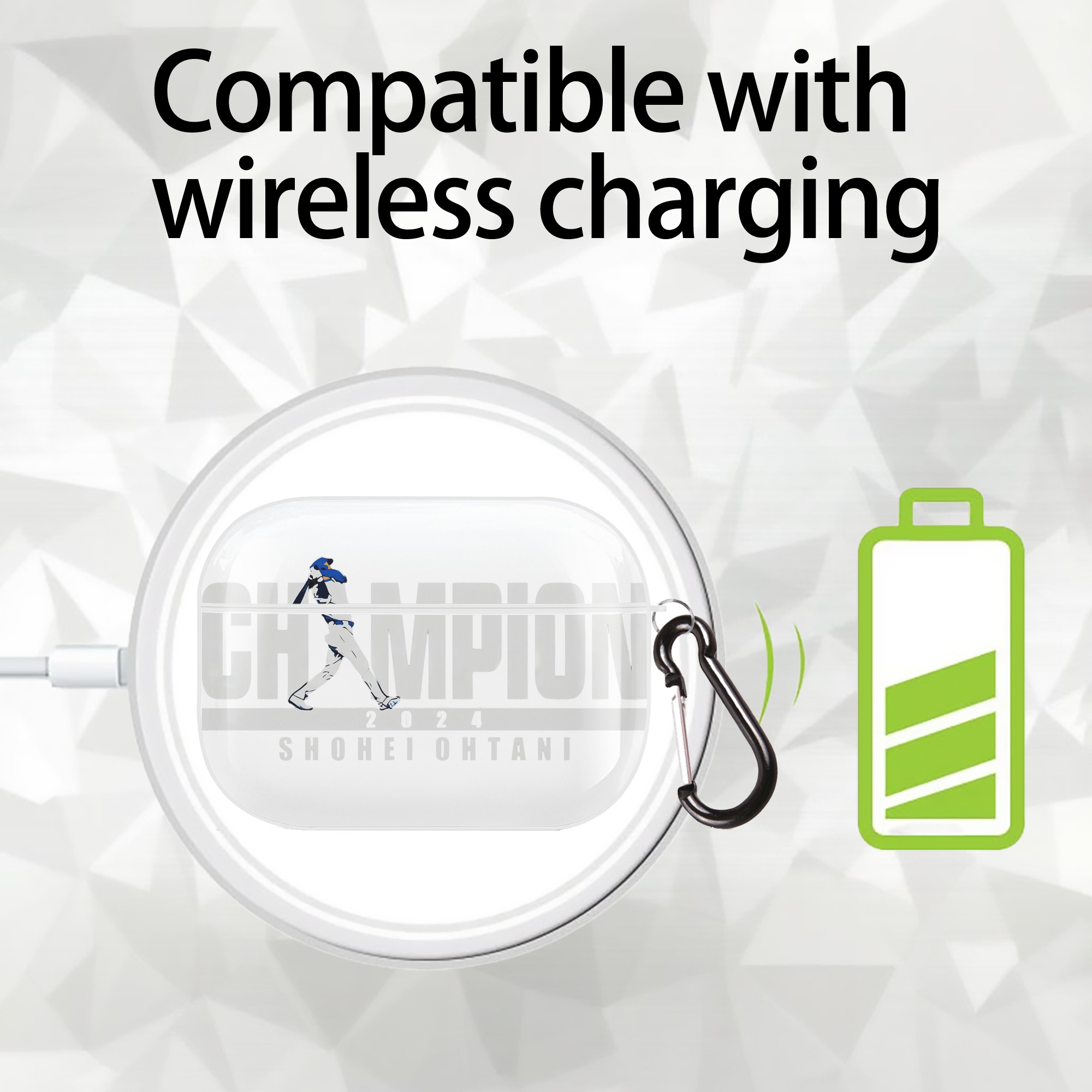  AirPods Pro Hard Case White With Keychain, Durable Flexible PC, Precise Cutouts, Anti-Fingerprint, Yellowing & Scratch Resistant, Full Protection, Washable