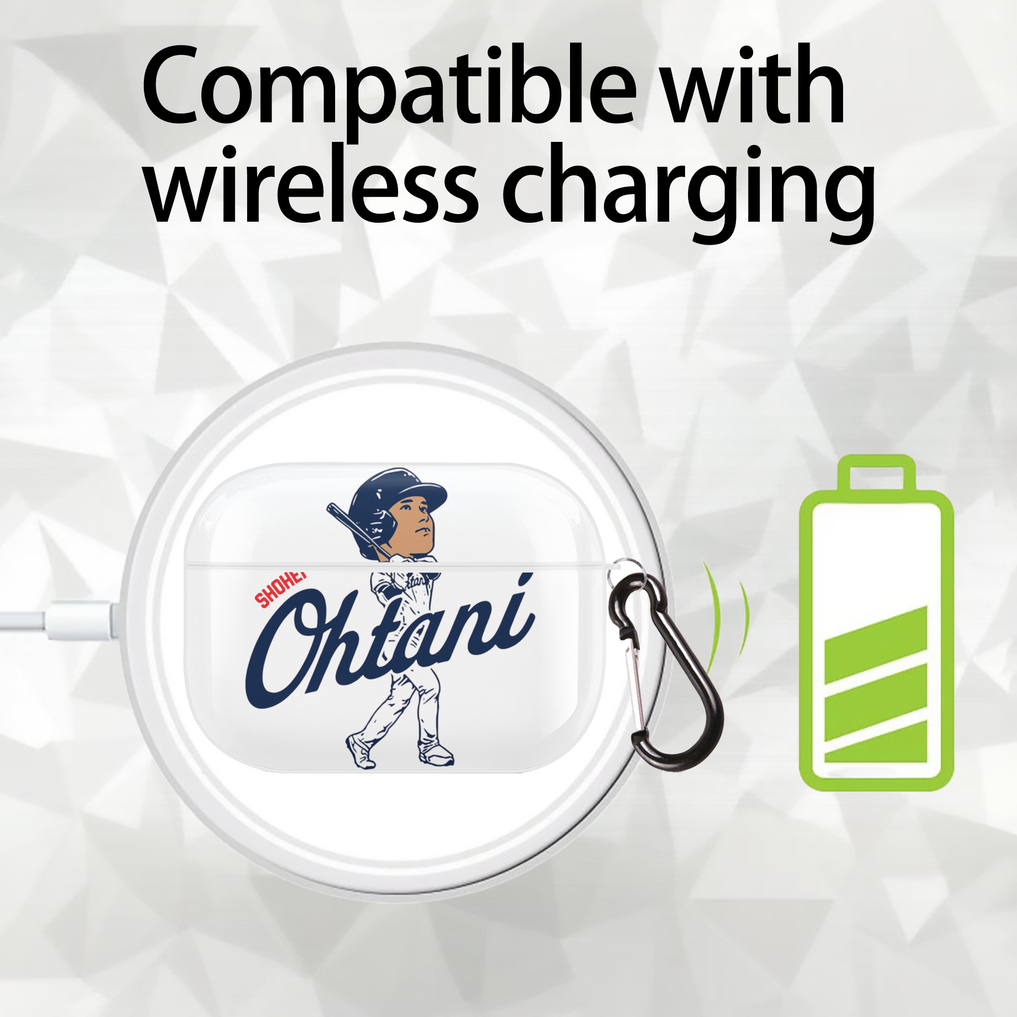  AirPods Pro Hard Case White With Keychain, Durable Flexible PC, Precise Cutouts, Anti-Fingerprint, Yellowing & Scratch Resistant, Full Protection, Washable