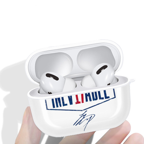  AirPods Pro Hard Case White With Keychain, Durable Flexible PC, Precise Cutouts, Anti-Fingerprint, Yellowing & Scratch Resistant, Full Protection, Washable