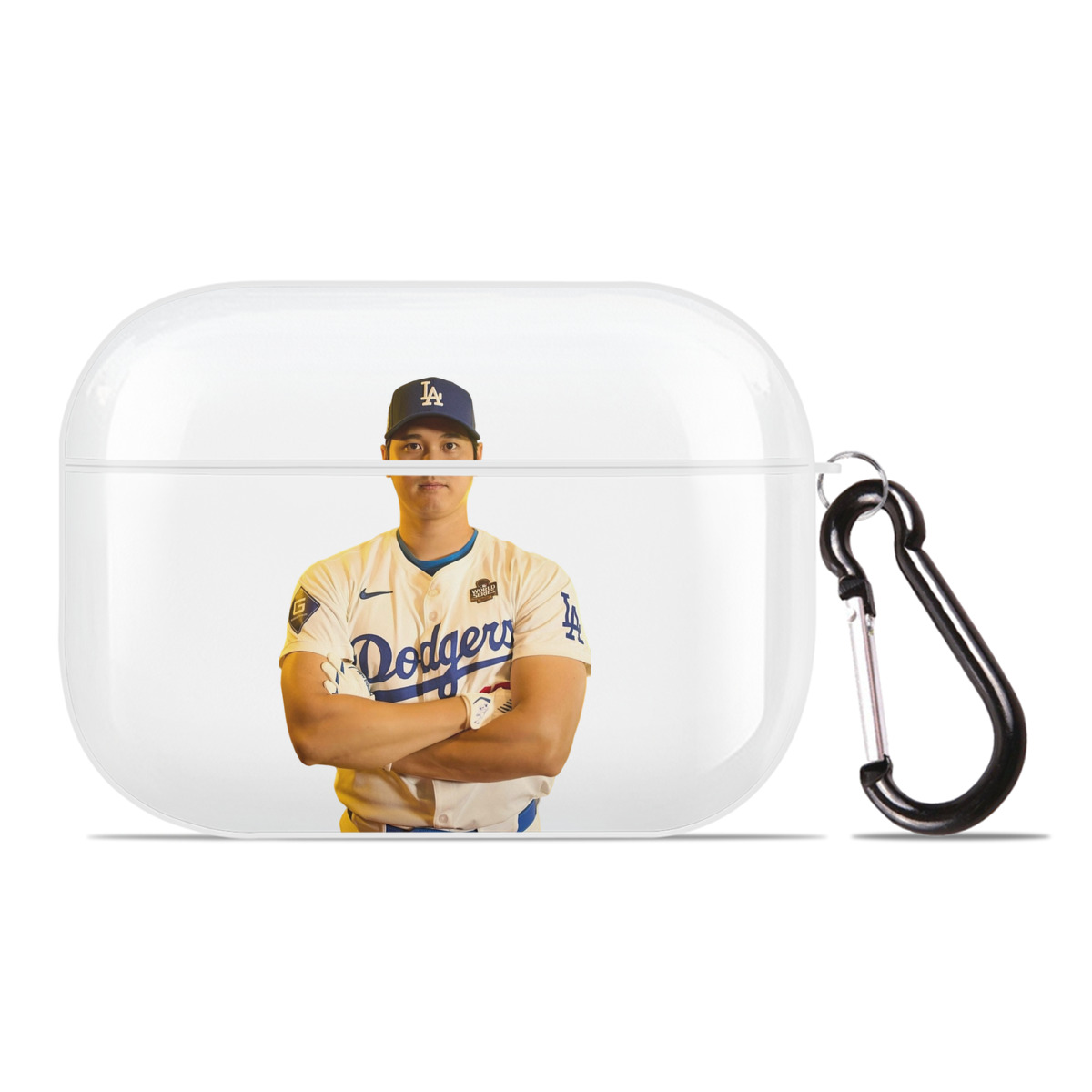  AirPods Pro Hard Case White With Keychain, Durable Flexible PC, Precise Cutouts, Anti-Fingerprint, Yellowing & Scratch Resistant, Full Protection, Washable