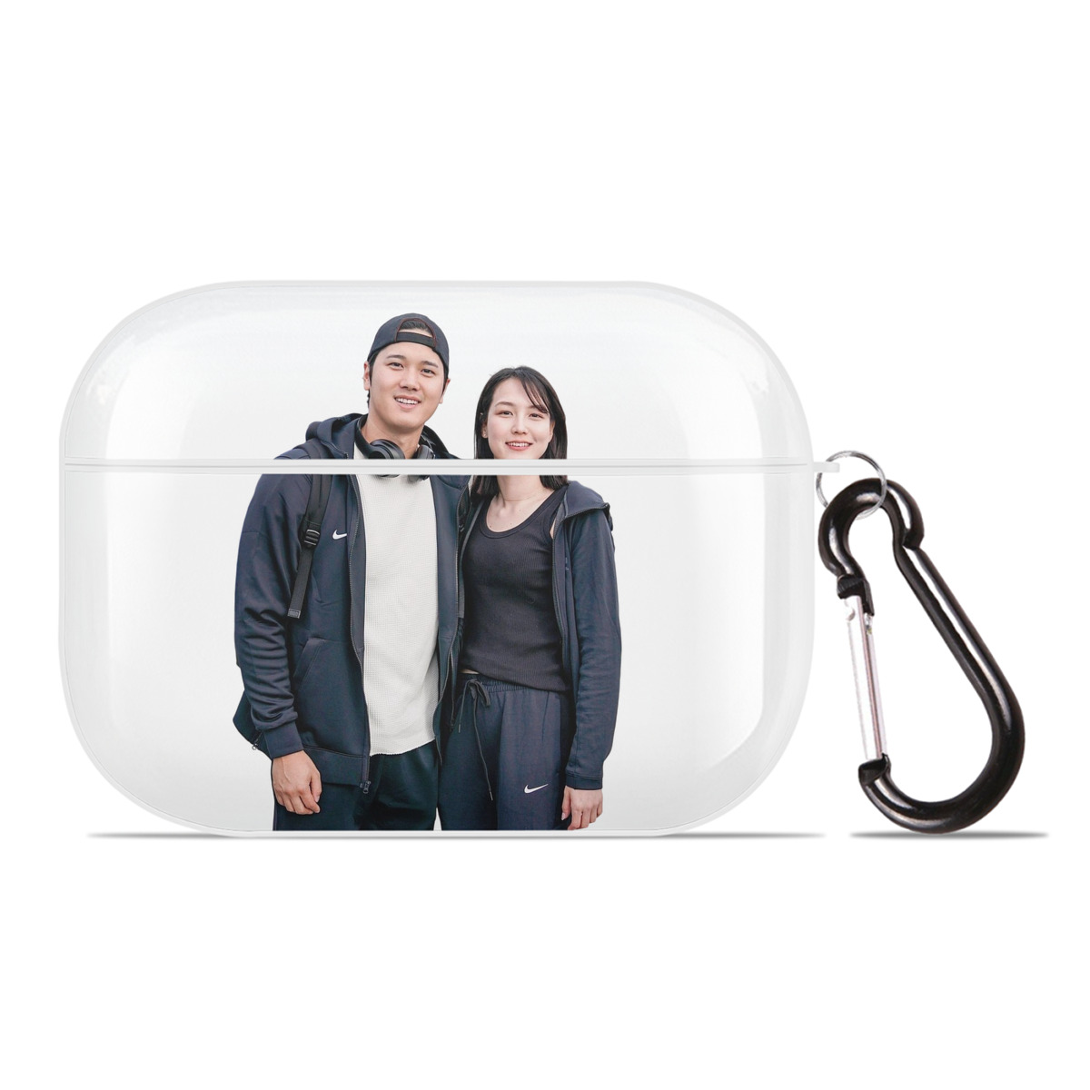  AirPods Pro Hard Case White With Keychain, Durable Flexible PC, Precise Cutouts, Anti-Fingerprint, Yellowing & Scratch Resistant, Full Protection, Washable