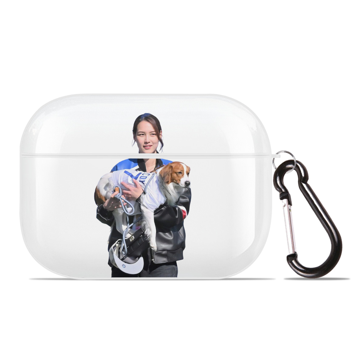  AirPods Pro Hard Case White With Keychain, Durable Flexible PC, Precise Cutouts, Anti-Fingerprint, Yellowing & Scratch Resistant, Full Protection, Washable
