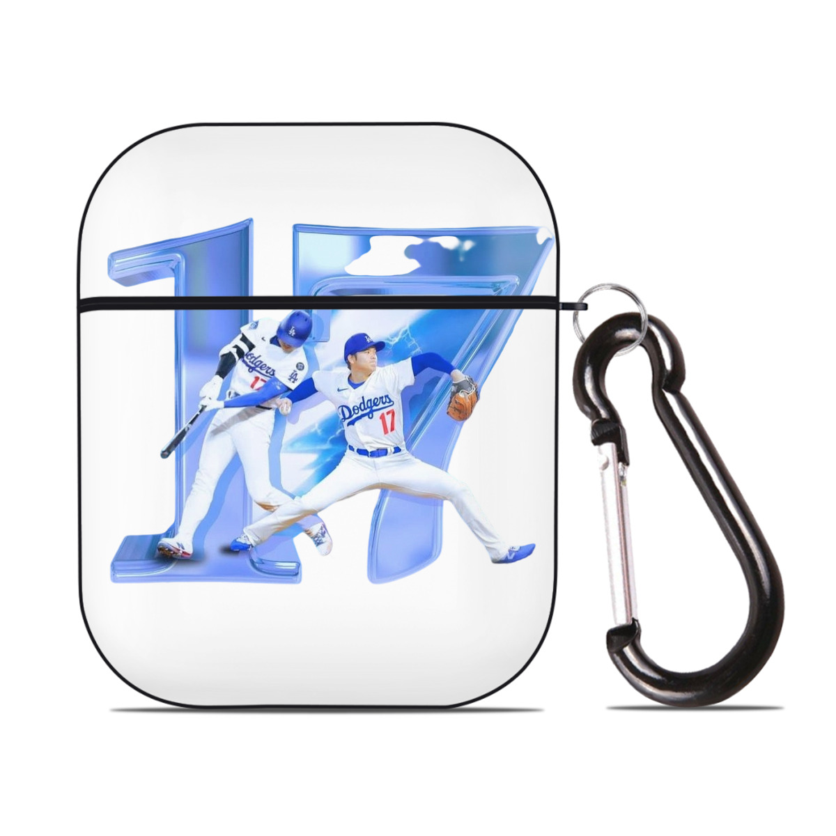  AirPods 2 Case Hard Shell Black, Flexible PC Material, Precise Cutouts, Full Protection, Anti-Fingerprint, Washable, Includes Keychain – Durable & Slim Design