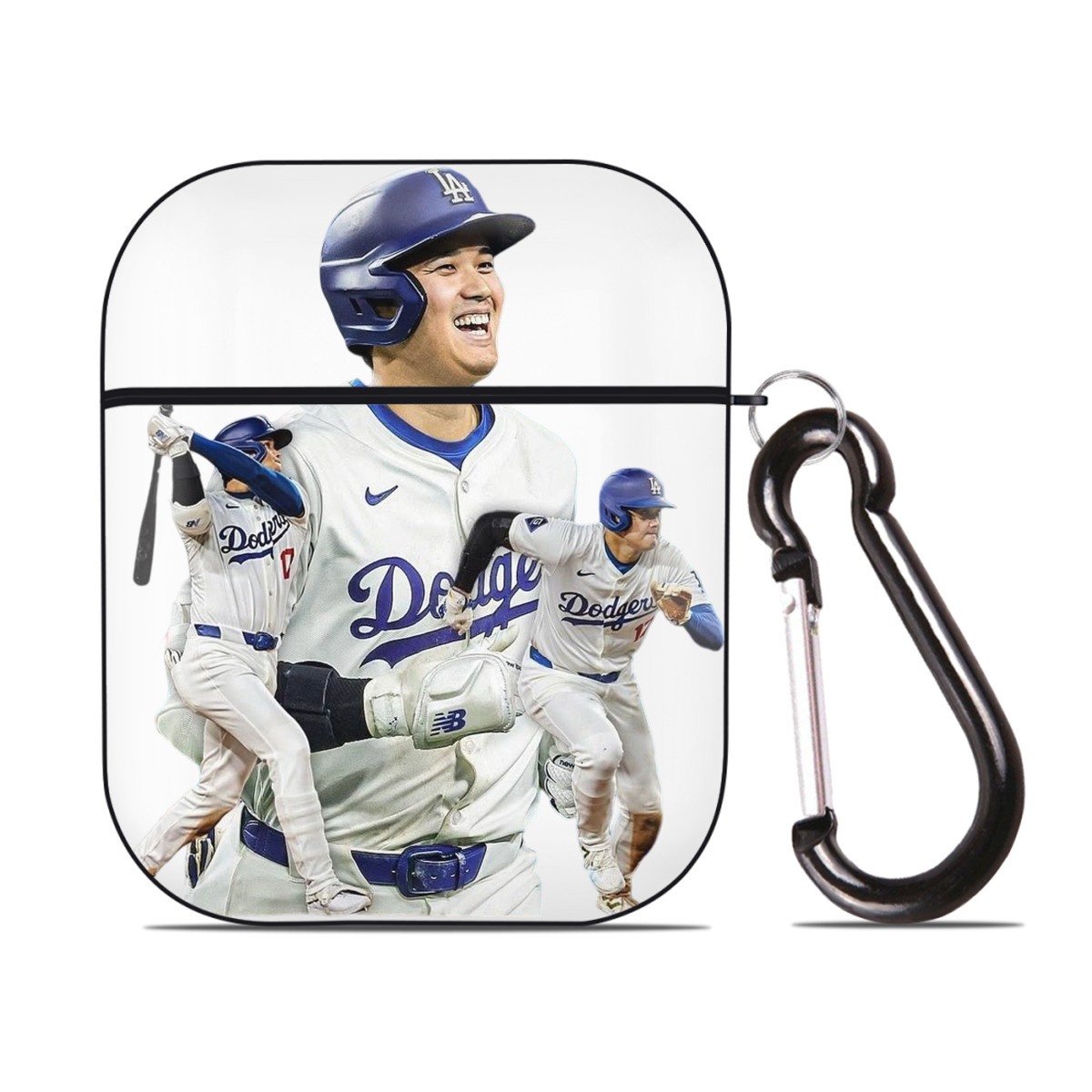  AirPods 2 Case Hard Shell Black, Flexible PC Material, Precise Cutouts, Full Protection, Anti-Fingerprint, Washable, Includes Keychain – Durable & Slim Design