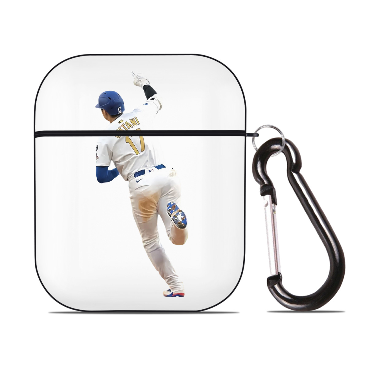  AirPods 2 Case Hard Shell Black, Flexible PC Material, Precise Cutouts, Full Protection, Anti-Fingerprint, Washable, Includes Keychain – Durable & Slim Design