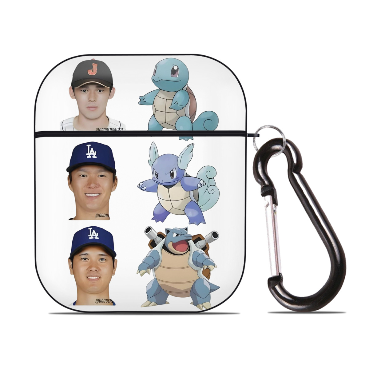  AirPods 2 Case Hard Shell Black, Flexible PC Material, Precise Cutouts, Full Protection, Anti-Fingerprint, Washable, Includes Keychain – Durable & Slim Design