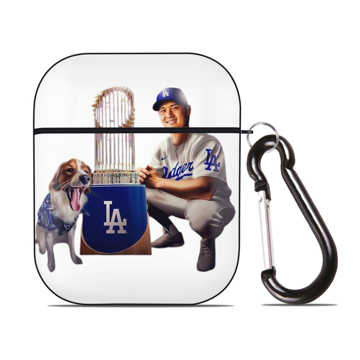  AirPods 2 Case Hard Shell Black, Flexible PC Material, Precise Cutouts, Full Protection, Anti-Fingerprint, Washable, Includes Keychain – Durable & Slim Design