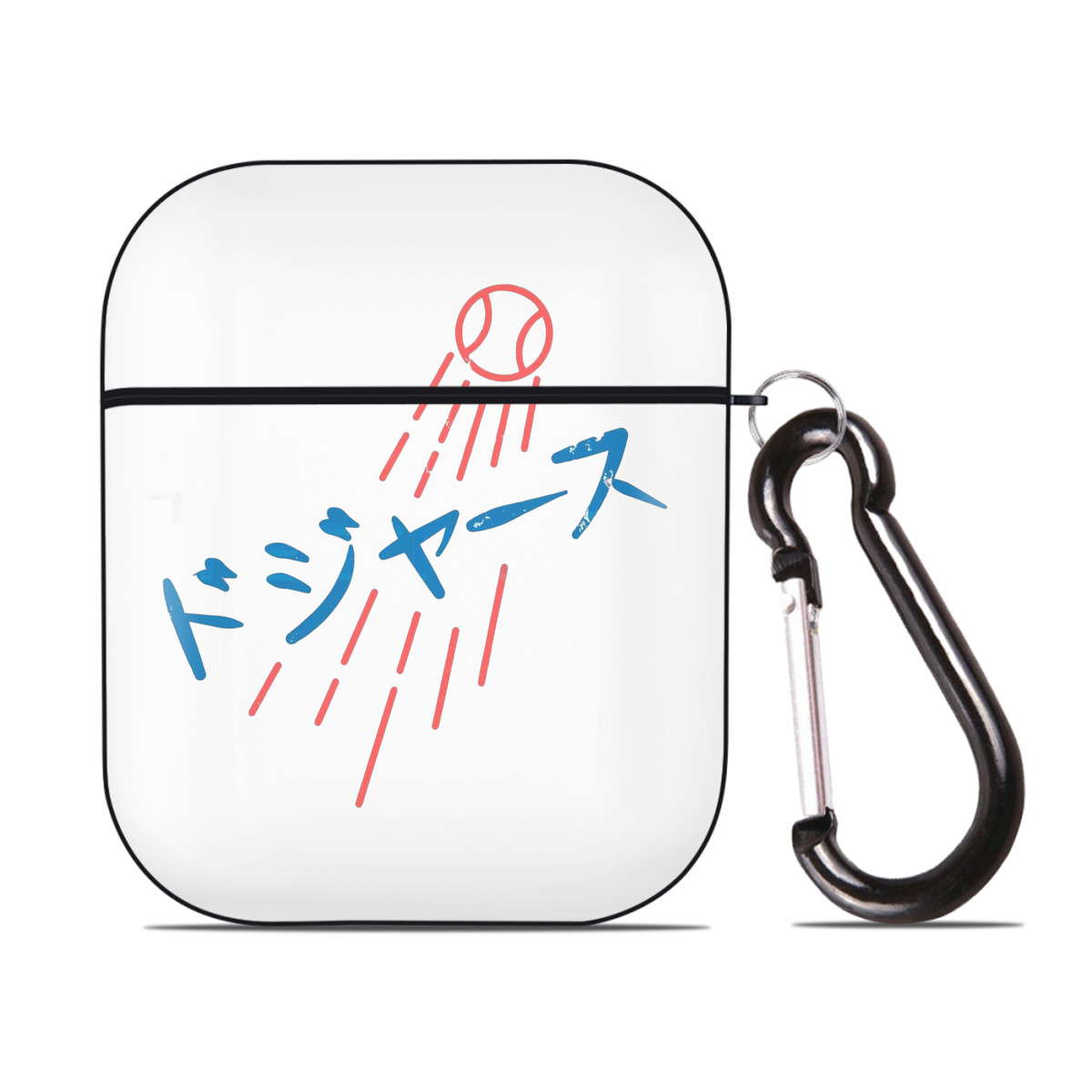  AirPods 2 Case Hard Shell Black, Flexible PC Material, Precise Cutouts, Full Protection, Anti-Fingerprint, Washable, Includes Keychain – Durable & Slim Design