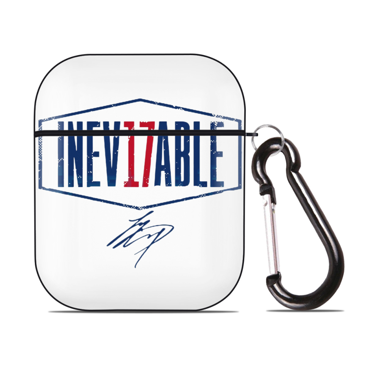  AirPods 2 Case Hard Shell Black, Flexible PC Material, Precise Cutouts, Full Protection, Anti-Fingerprint, Washable, Includes Keychain – Durable & Slim Design