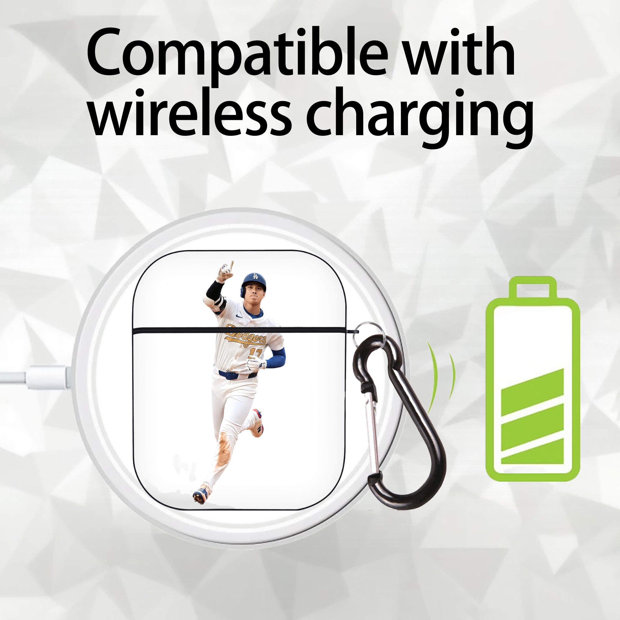  AirPods 2 Case Hard Shell Black, Flexible PC Material, Precise Cutouts, Full Protection, Anti-Fingerprint, Washable, Includes Keychain – Durable & Slim Design