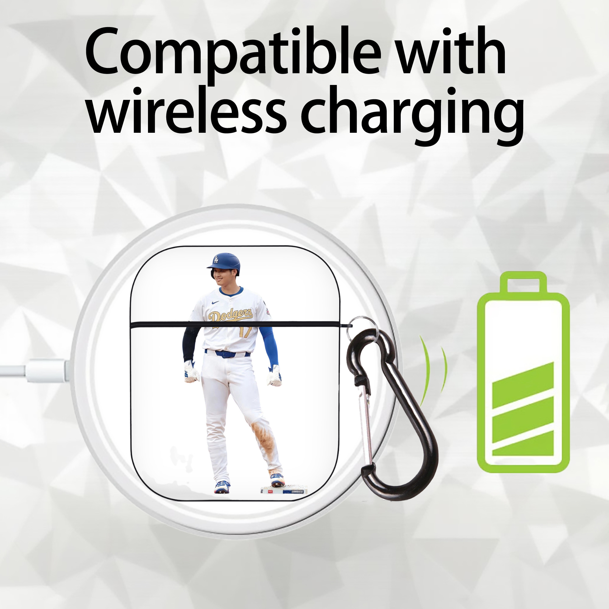  AirPods 2 Case Hard Shell Black, Flexible PC Material, Precise Cutouts, Full Protection, Anti-Fingerprint, Washable, Includes Keychain – Durable & Slim Design