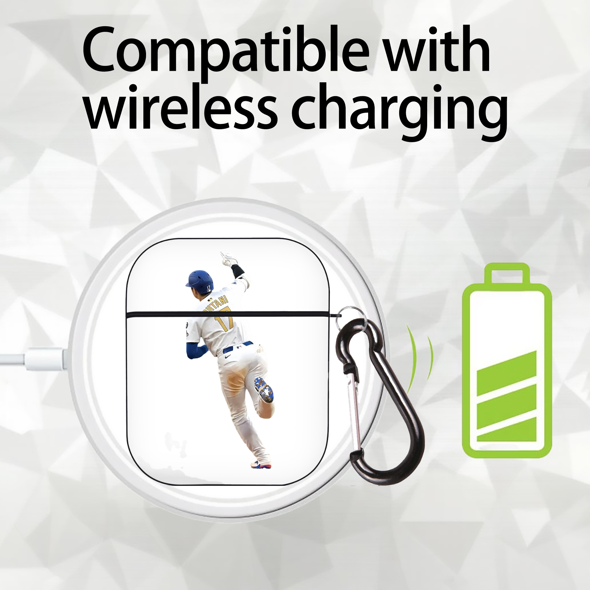  AirPods 2 Case Hard Shell Black, Flexible PC Material, Precise Cutouts, Full Protection, Anti-Fingerprint, Washable, Includes Keychain – Durable & Slim Design