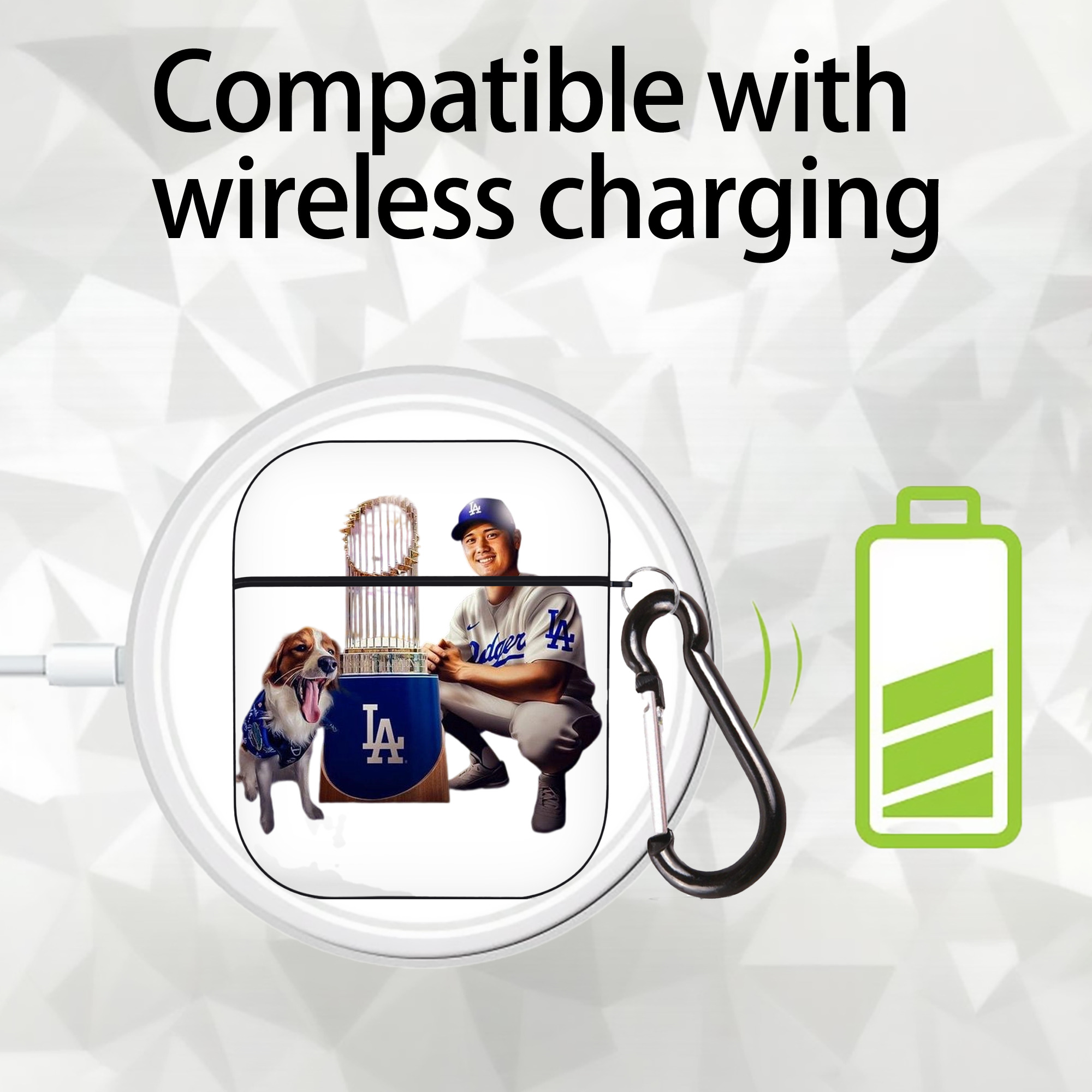  AirPods 2 Case Hard Shell Black, Flexible PC Material, Precise Cutouts, Full Protection, Anti-Fingerprint, Washable, Includes Keychain – Durable & Slim Design