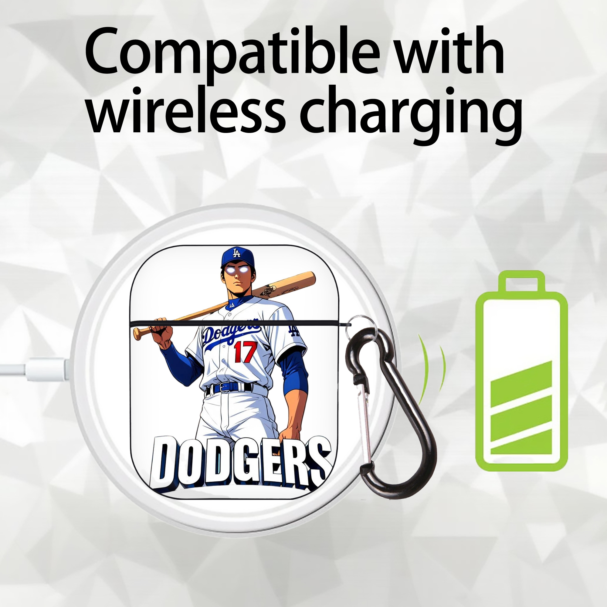  AirPods 2 Case Hard Shell Black, Flexible PC Material, Precise Cutouts, Full Protection, Anti-Fingerprint, Washable, Includes Keychain – Durable & Slim Design