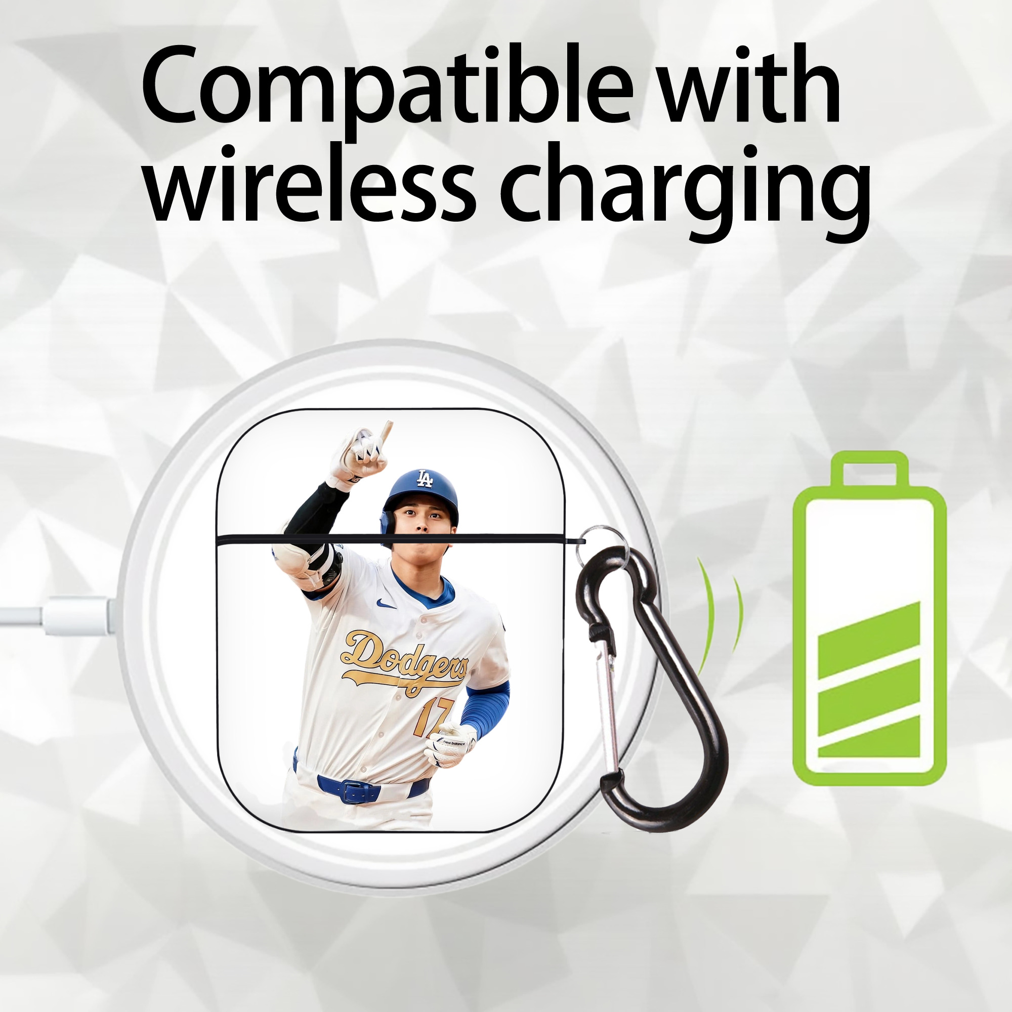  AirPods 2 Case Hard Shell Black, Flexible PC Material, Precise Cutouts, Full Protection, Anti-Fingerprint, Washable, Includes Keychain – Durable & Slim Design