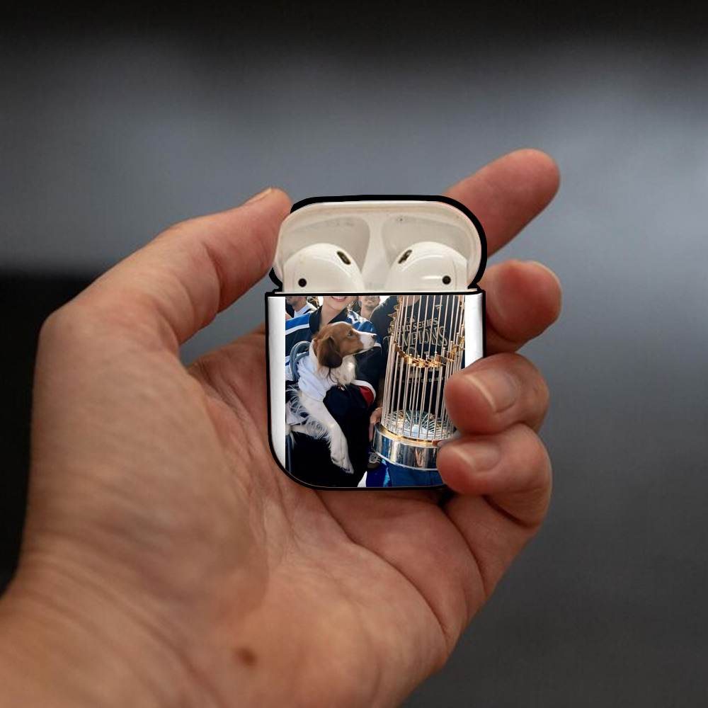  AirPods 2 Case Hard Shell Black, Flexible PC Material, Precise Cutouts, Full Protection, Anti-Fingerprint, Washable, Includes Keychain – Durable & Slim Design