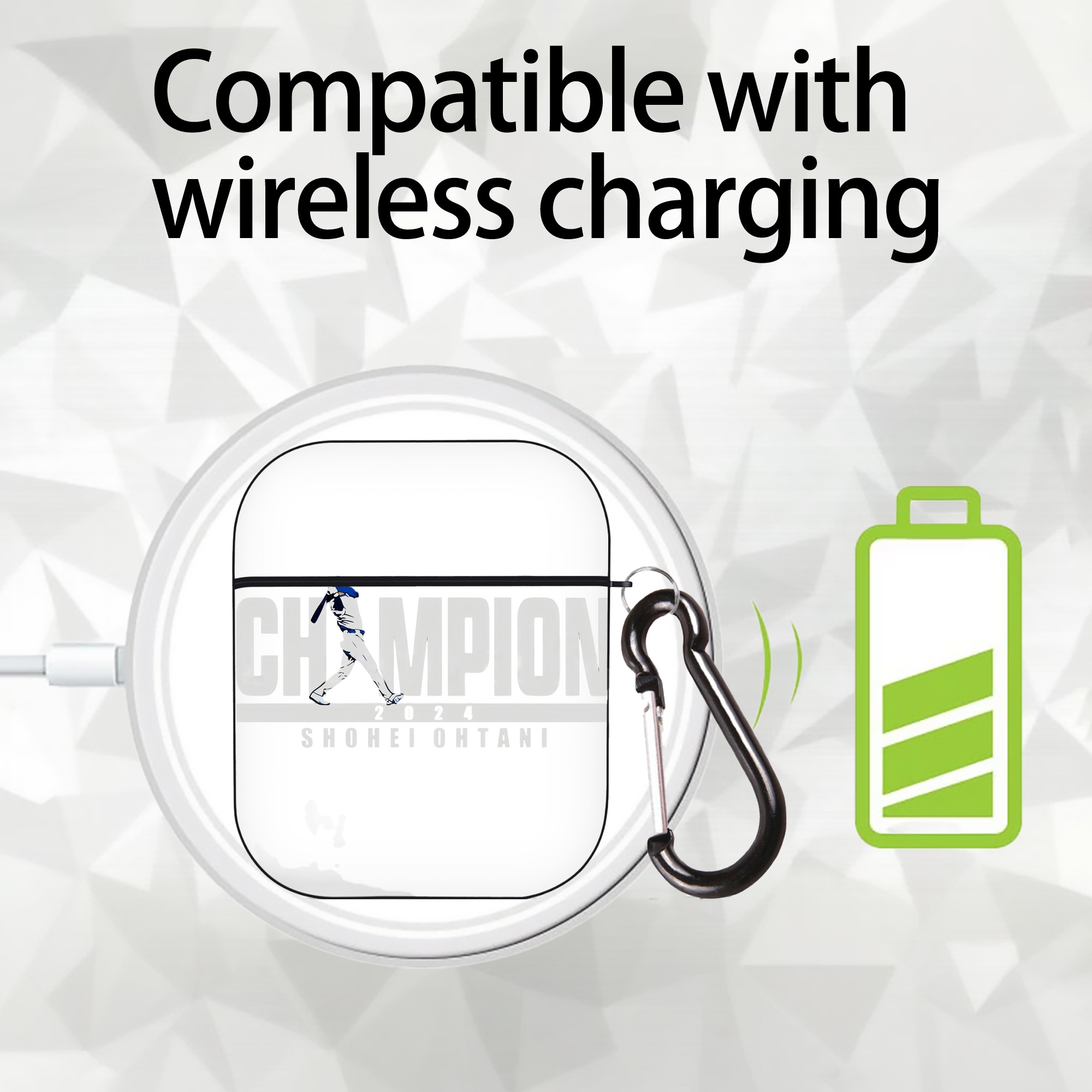  AirPods 2 Case Hard Shell Black, Flexible PC Material, Precise Cutouts, Full Protection, Anti-Fingerprint, Washable, Includes Keychain – Durable & Slim Design