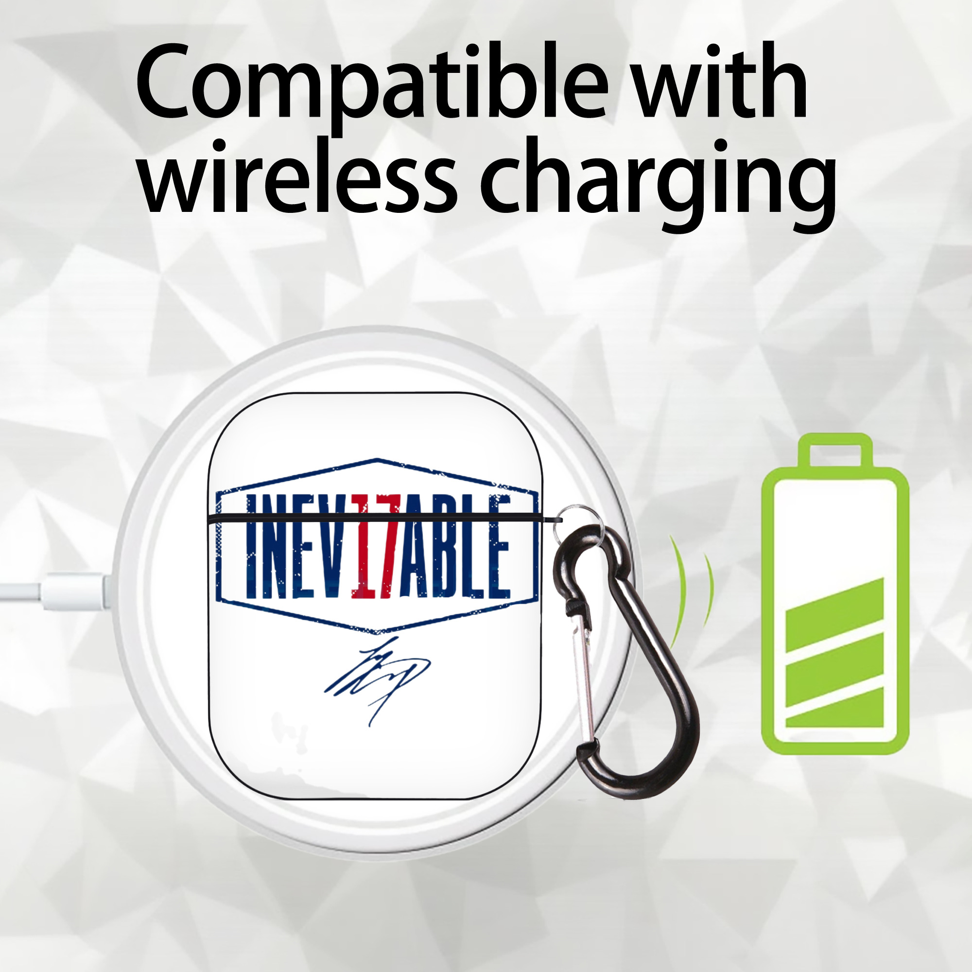  AirPods 2 Case Hard Shell Black, Flexible PC Material, Precise Cutouts, Full Protection, Anti-Fingerprint, Washable, Includes Keychain – Durable & Slim Design