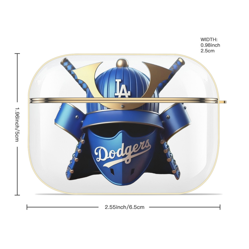  Luxury Gold AirPods Pro Case With Keychain, Flexible PC Material, Full Protection, Precise Cutouts, Anti-Fingerprint, Washable, Durable Design